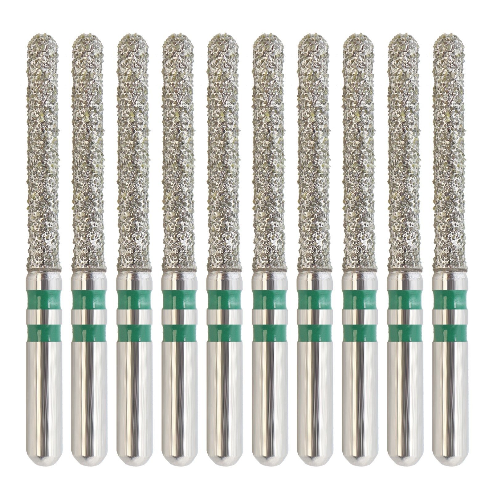 Zirconia Cutting Diamond Burs FG Z882/014C Round End Cylinder Coarse Grit Dental