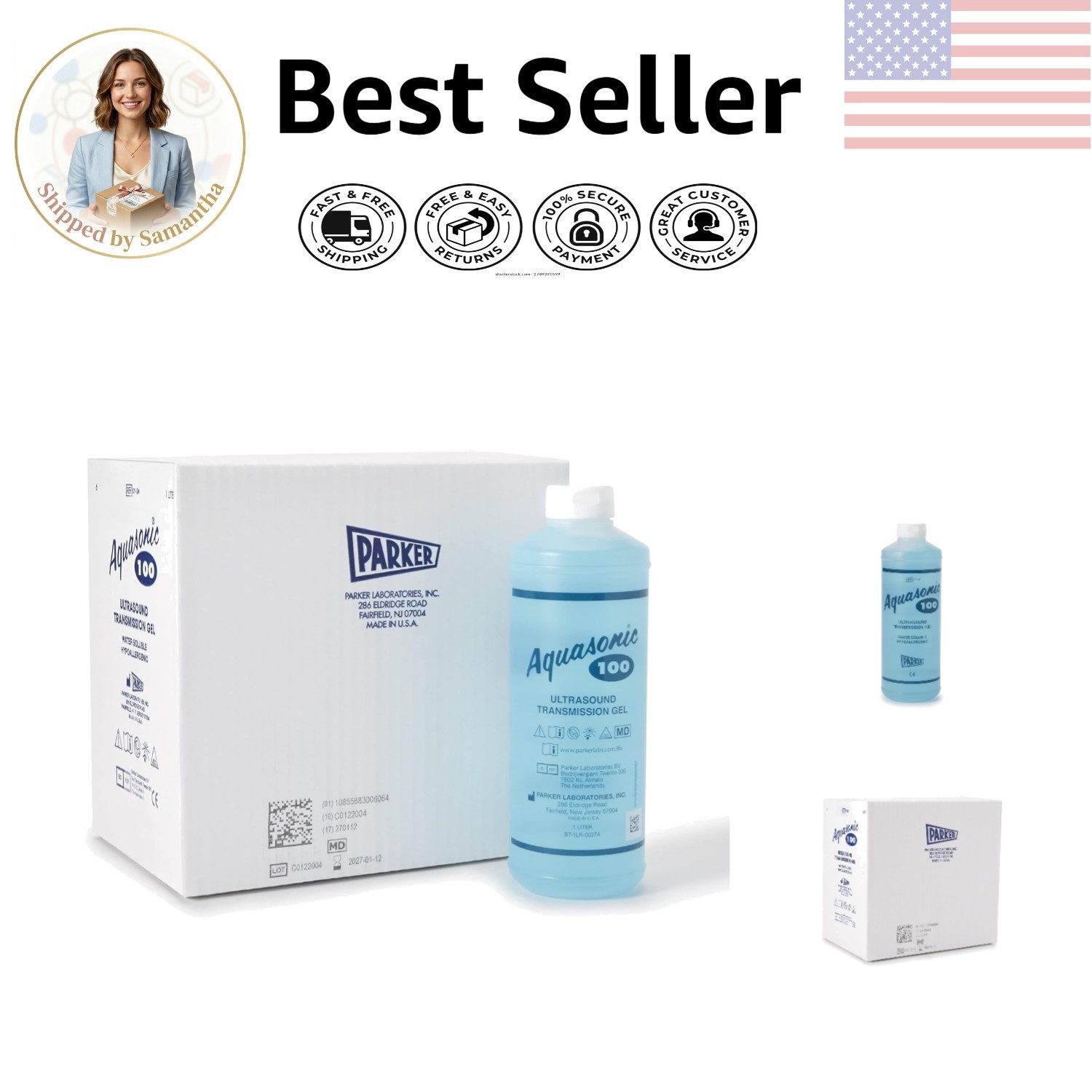 Hypoallergenic Ultrasound Gel 1 Liter – Bacteriostatic & Non-Irritating