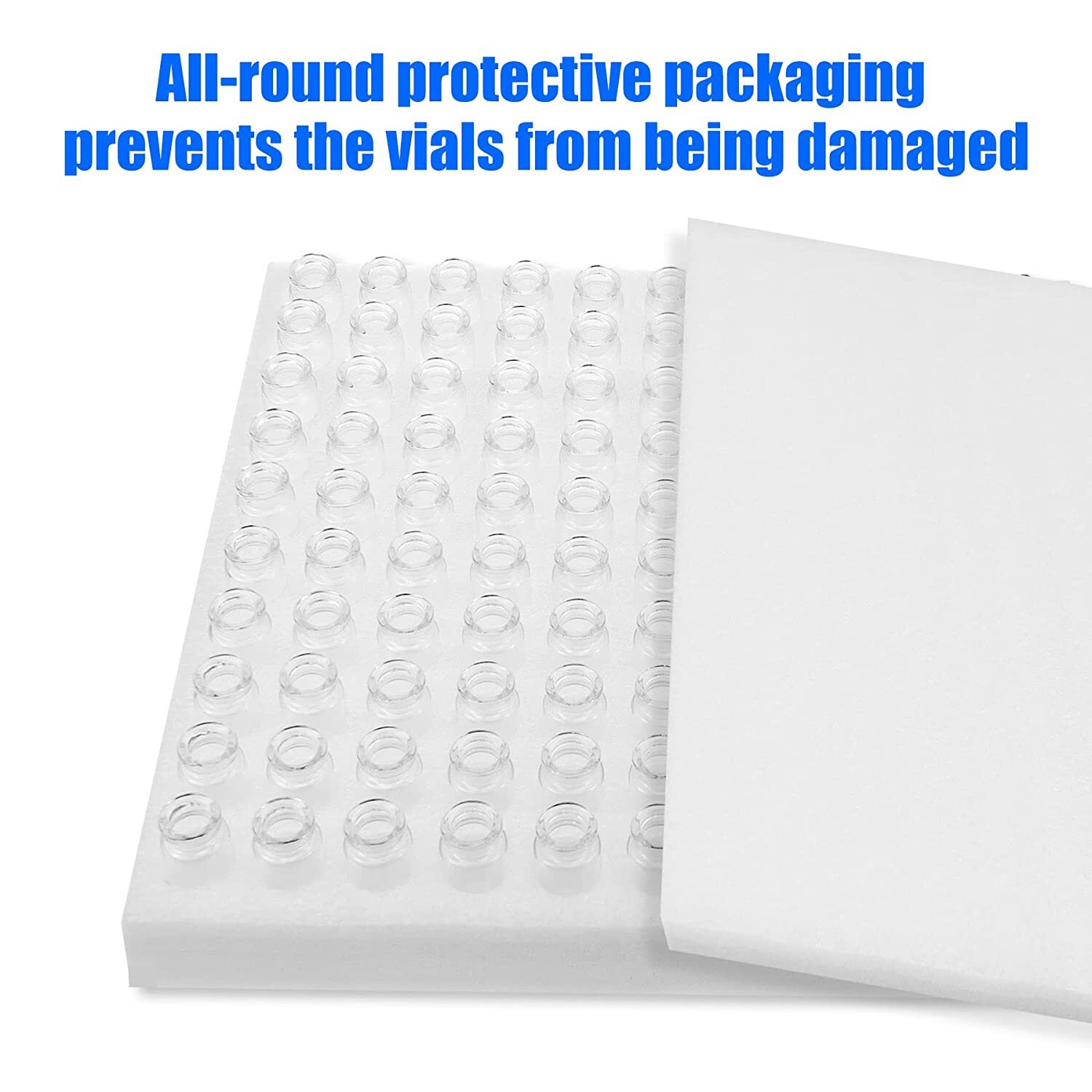 3600 PCS 10ml Headspace Vials Clear Glass Bottle 20mm Crimp top Flat Bottom HPLC