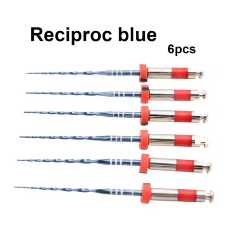 Dental RECIPROC rotary Blue Dental Endo NiTi File 6pcs/set R25 only in 25mm