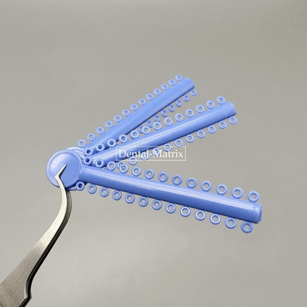 Dental Ortho Ligature Ties Elastic Rubber Bands 1040Pcs For Teeth Bracket Brace