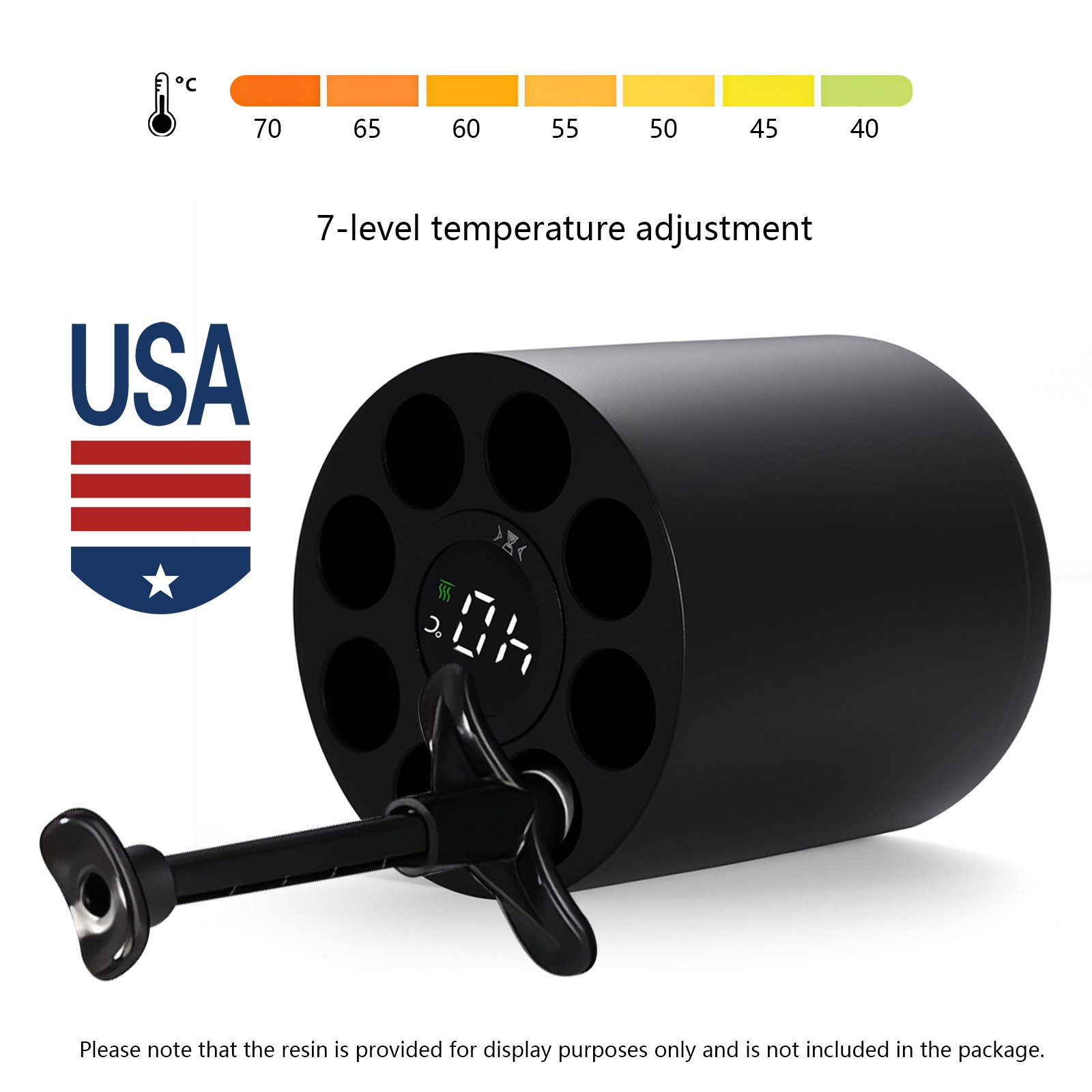USPS Dental Composite Resin Heater Resin Material Warmer Soften 40℃-70℃