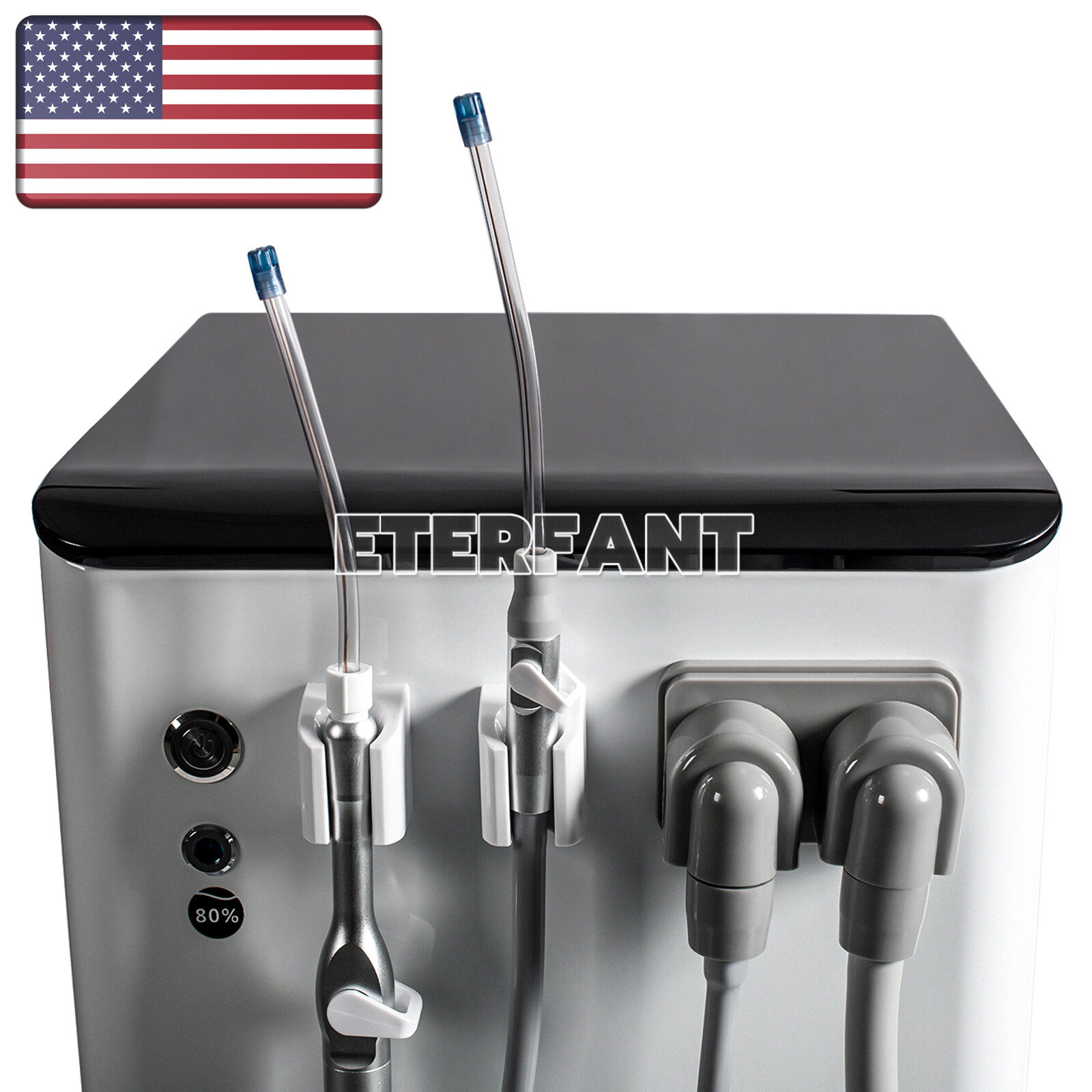 Dental Mobile Suction Unit System Negative Pressure Pump High Volume GS-M300