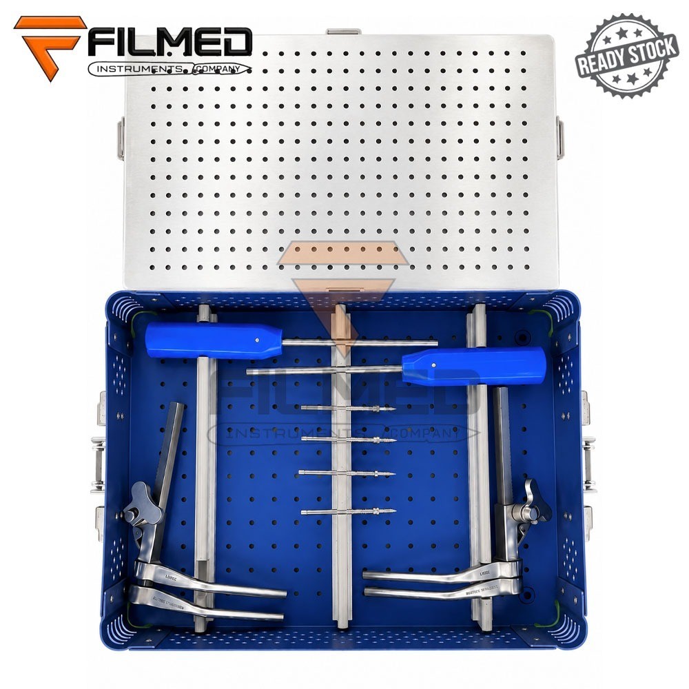 Caspar Style Cervical Distractor Spine Orthopedic Instruments Set with Box