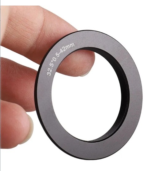 M32.5 32.5×0.5mm Female to M42 42x1mm Male M32.5-M42 Thread Mount Adapter Ring