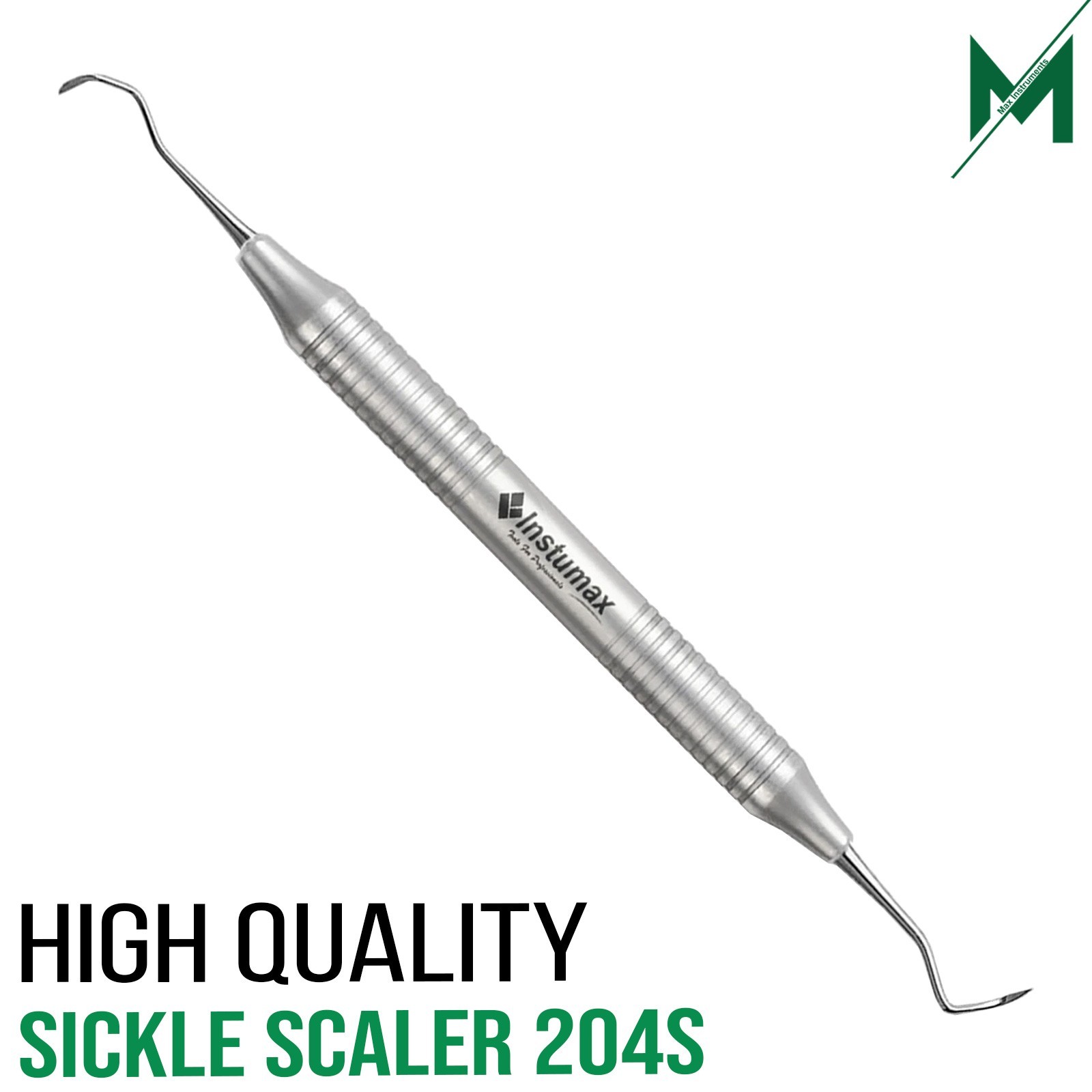 Sickle Scaler 204S Dental Hand Instruments Pro Periodontal Pick Hygiene Tool