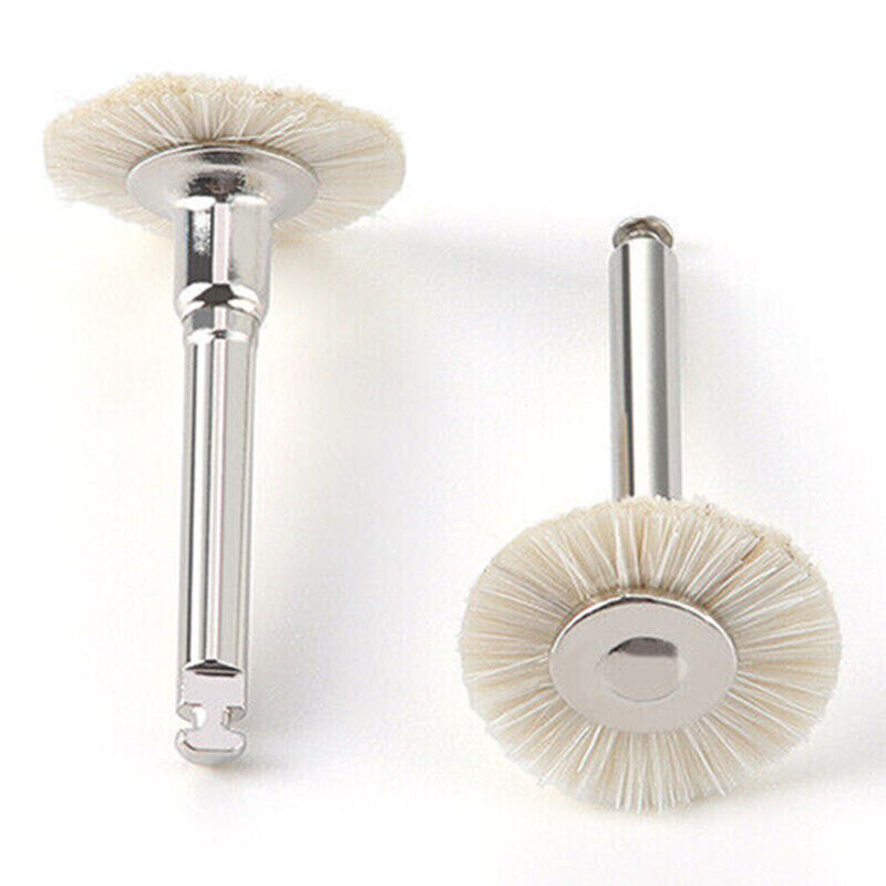Dental Polishing Brush Wheel Goat Hair/Felt/Cotton – Contra Angle RA Latch Type