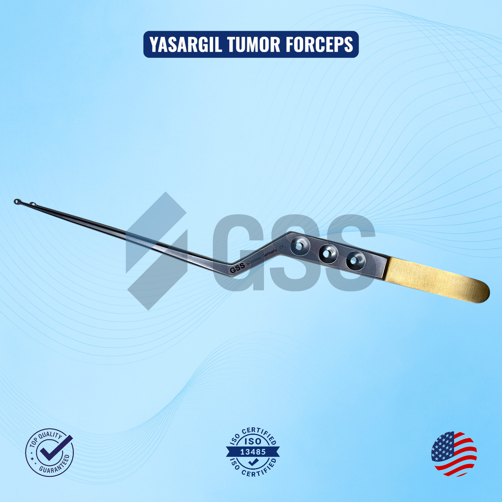 Yasargil Tumor Grasping Forceps 8.75″ | Premium German Stainless Steel