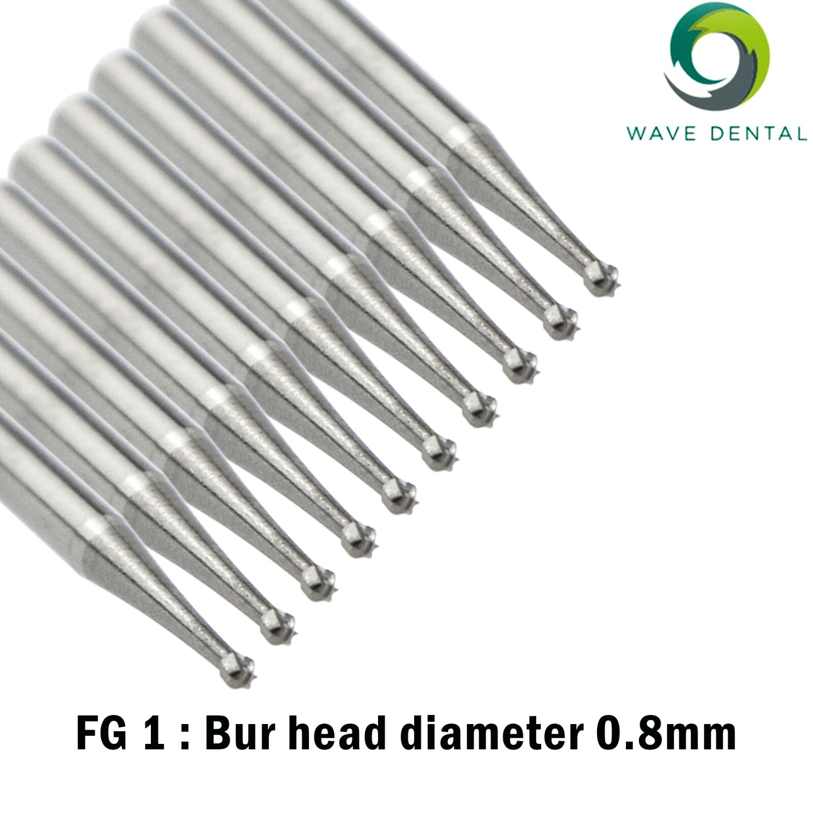 Wave Dental Tungsten Carbide Burs For High Speed Handpiece Round FG 1/4 FG8