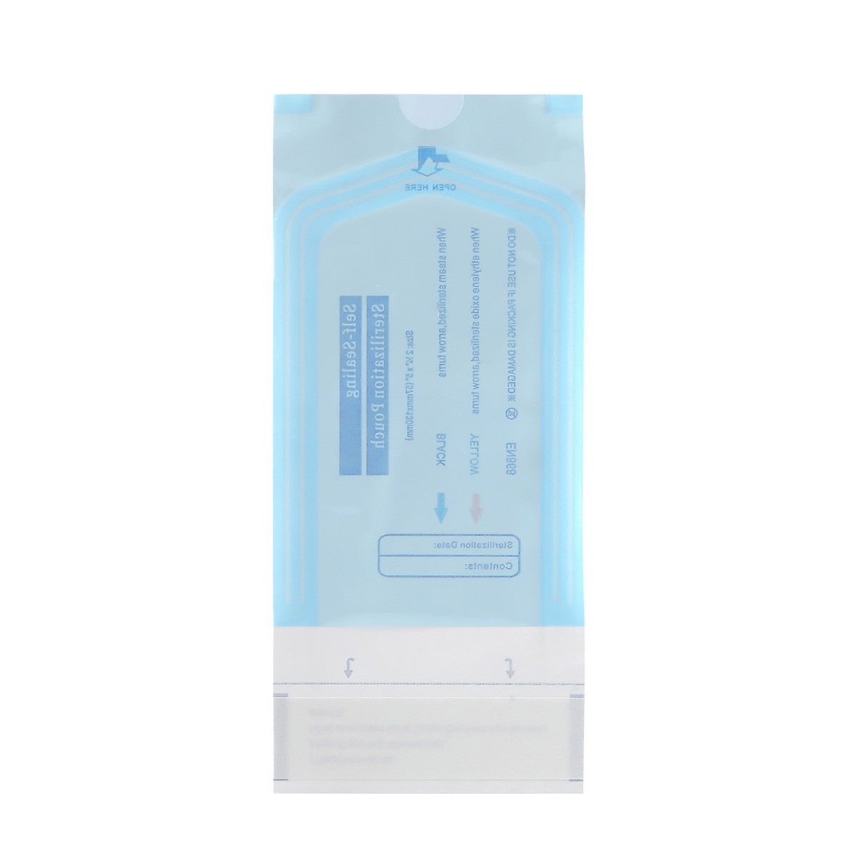 200pcs/Box Dental Self-Sealing Sterilization Pouches Bags Nail Art Tool 2.25”x5”