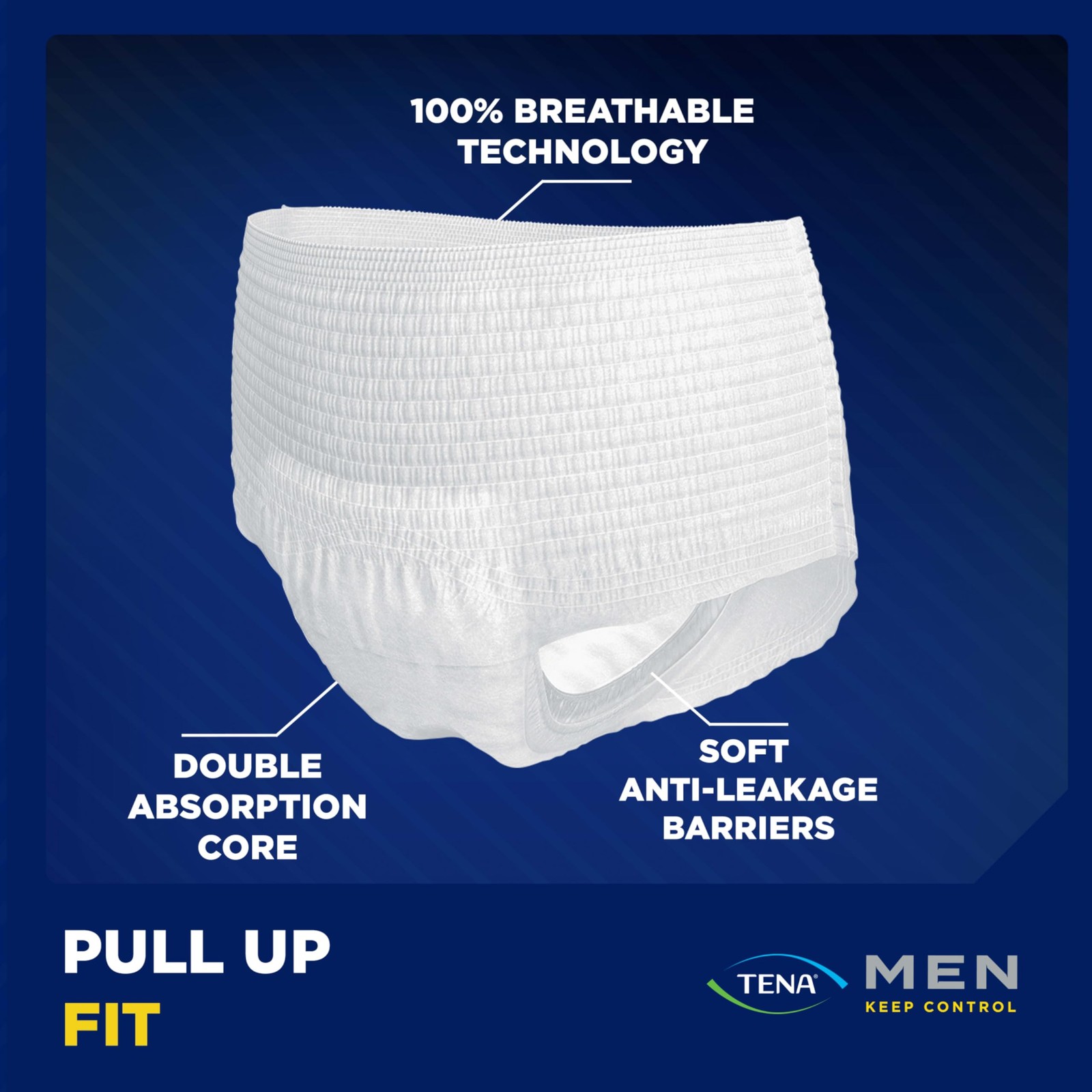 Tena Men Protective Incontinence Underwear For Men Overnight Max Absorbency Xxl