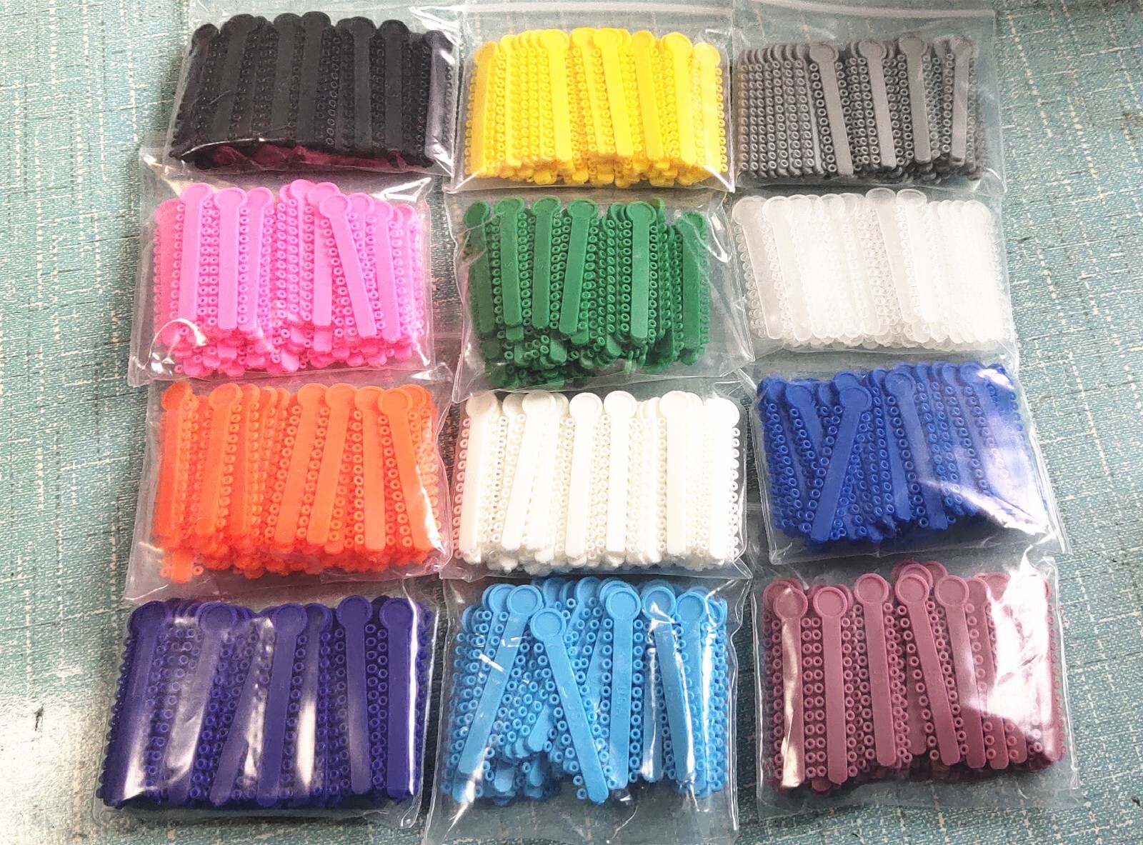 Dental Orthodontic Ligature Ties Elastic Rubber Bands /Elastic Ultra Power Chain