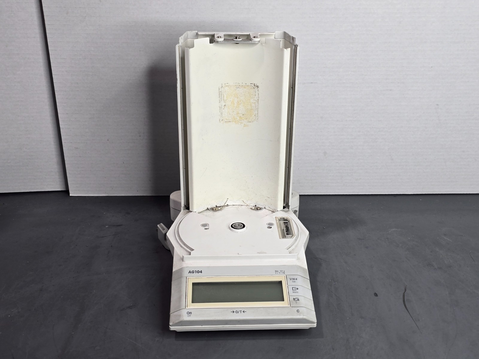 Mettler Toledo AG104 Analytical Balance Scale Missing Cover Cut Cord Untested