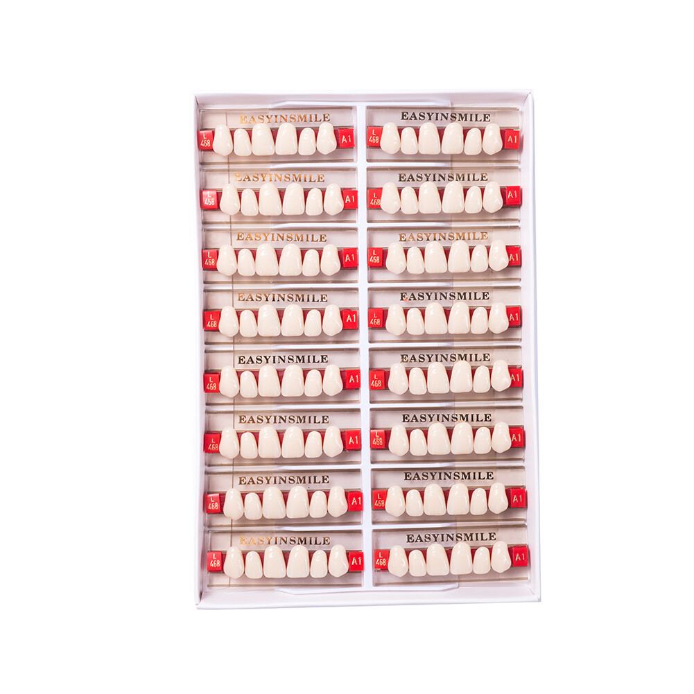 Dental False Teeth At Home Tooth Replacement Acrylic Resin Teeth Shade A1/A2/A3