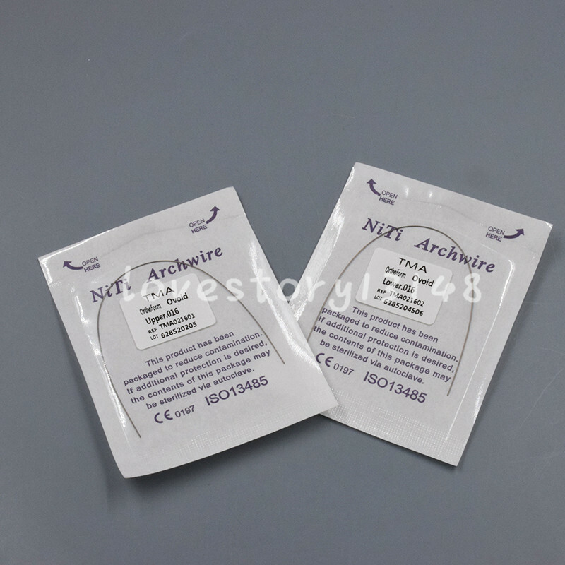10 Packs Dental Orthodontic Beta Titanium Molybdenum Alloy Arch Wire Rectangular