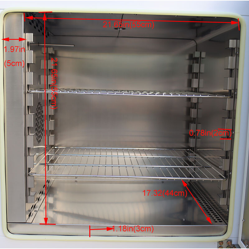 110V Digital Forced Air Convection Drying Oven Lab Heat Drying 17.32*21.6*21.6″
