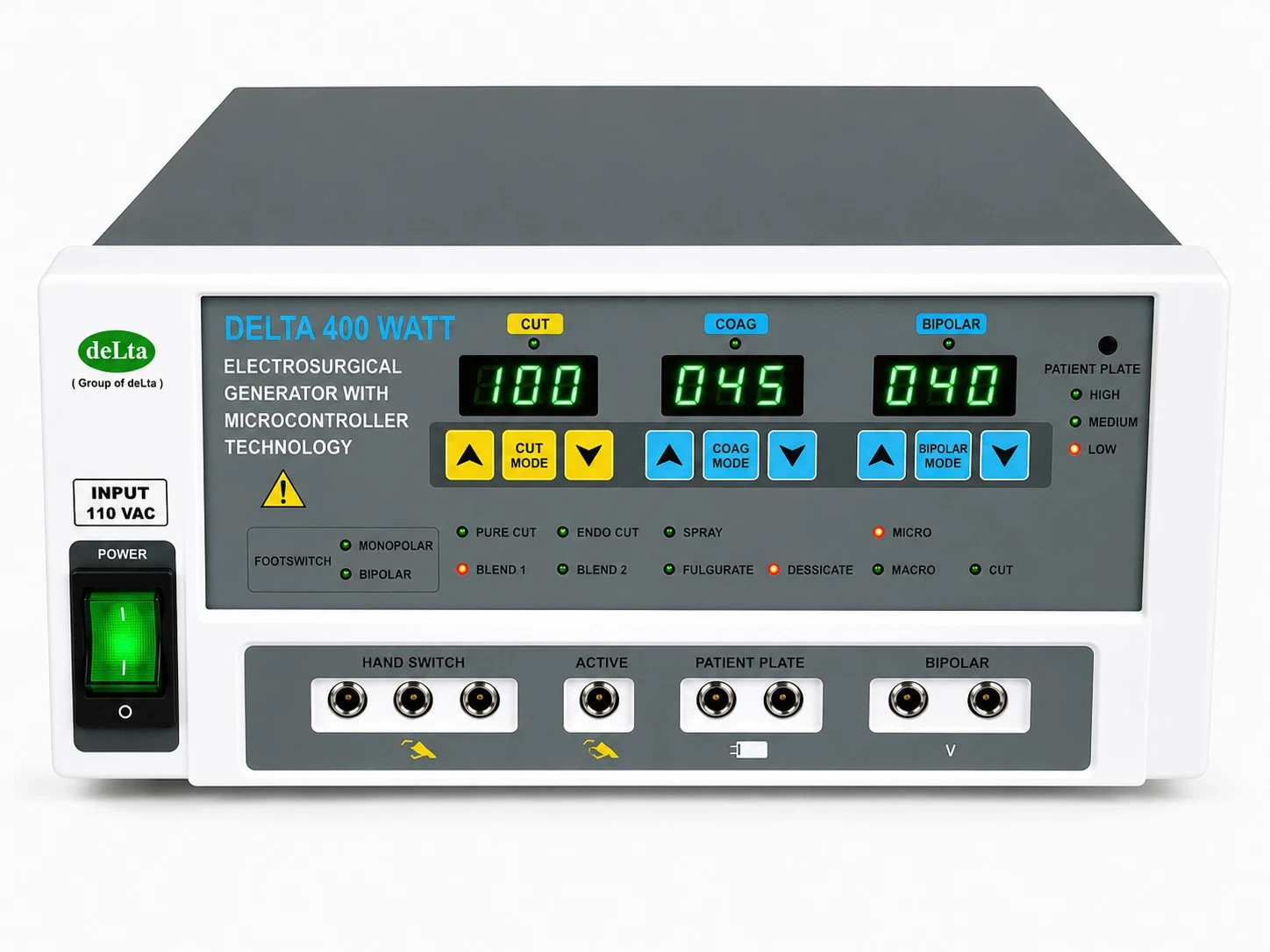 Best Cautery Generator 400Watt Bipolar Monopolar Mode Electro Surgical Cautery