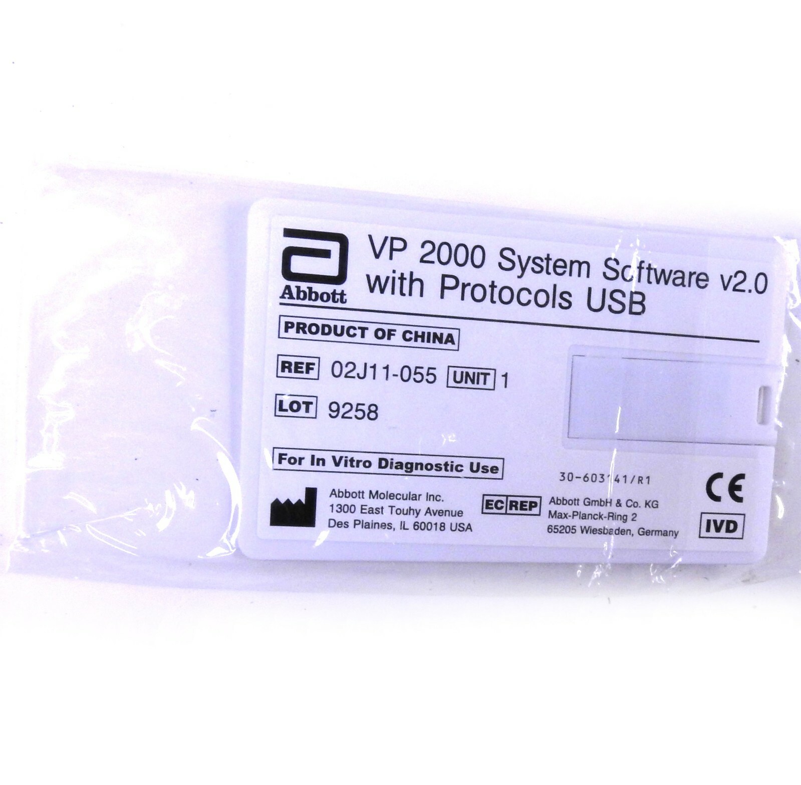 Abbott Vysis Processor Genetic Analysis System VP2000 V2.0 Software & Manual
