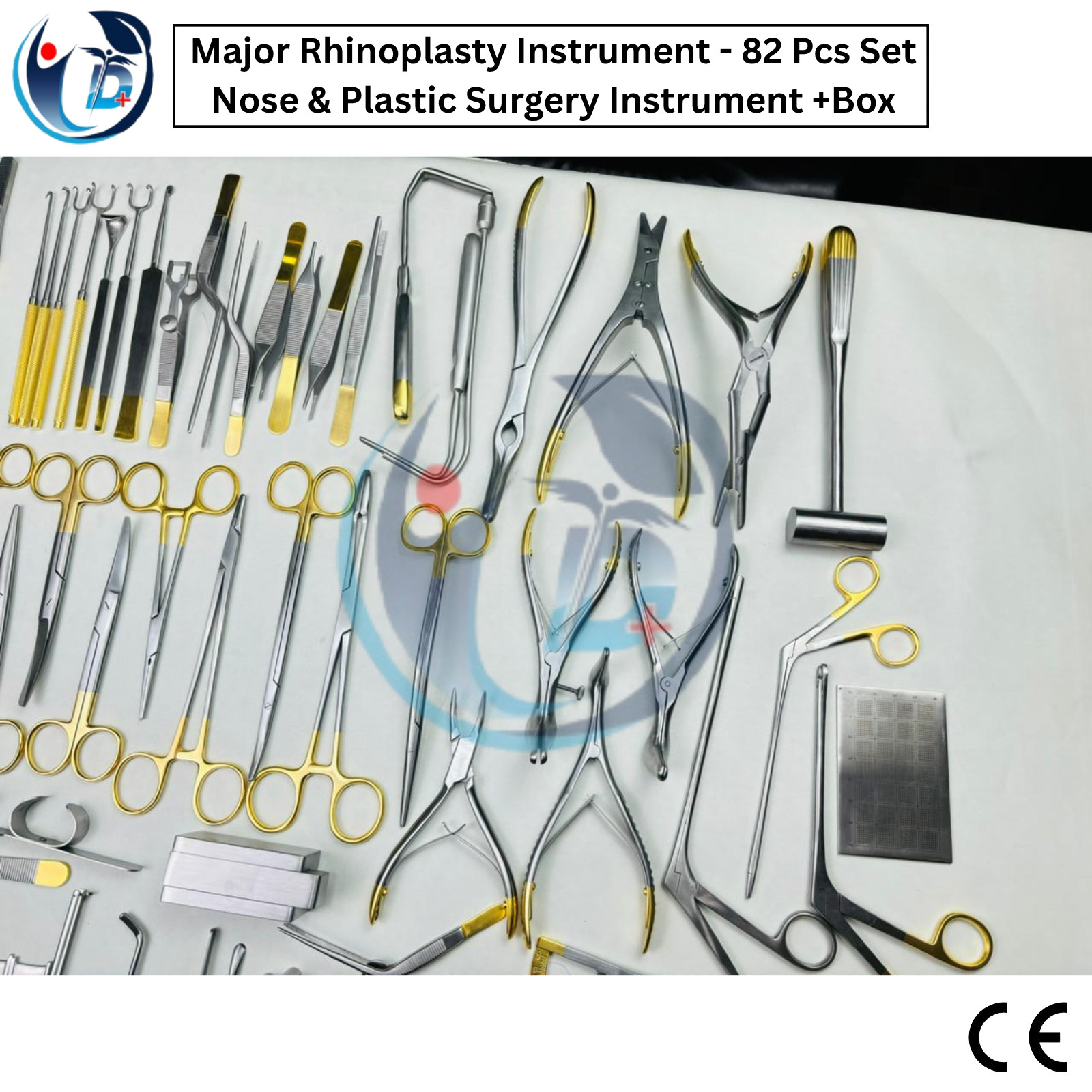 Major Rhinoplasty Instrument – 82 Pcs Set Nose & Plastic Surgery Instrument +Box
