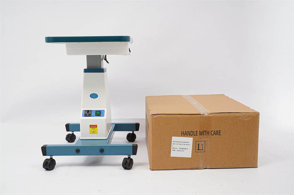 Motorized Instrument Table For Ophthalmic Diagnostic Slit Lamp Adjustable Height