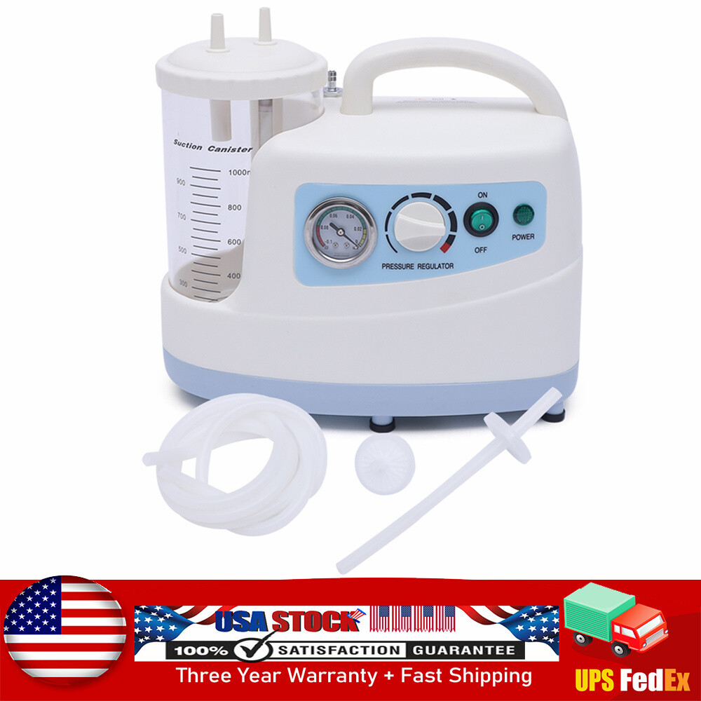 Portable Vacuum Dental Phlegm Suction Unit Emergency Medical Aspirator Machine