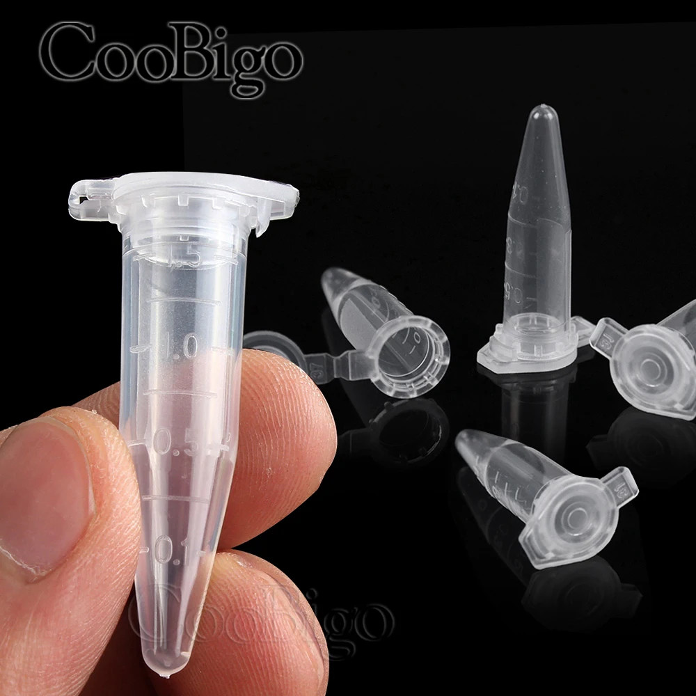 0.2-10ML Plastic Garden Seed Storage Bottles Centrifuge Tube Container with Cap