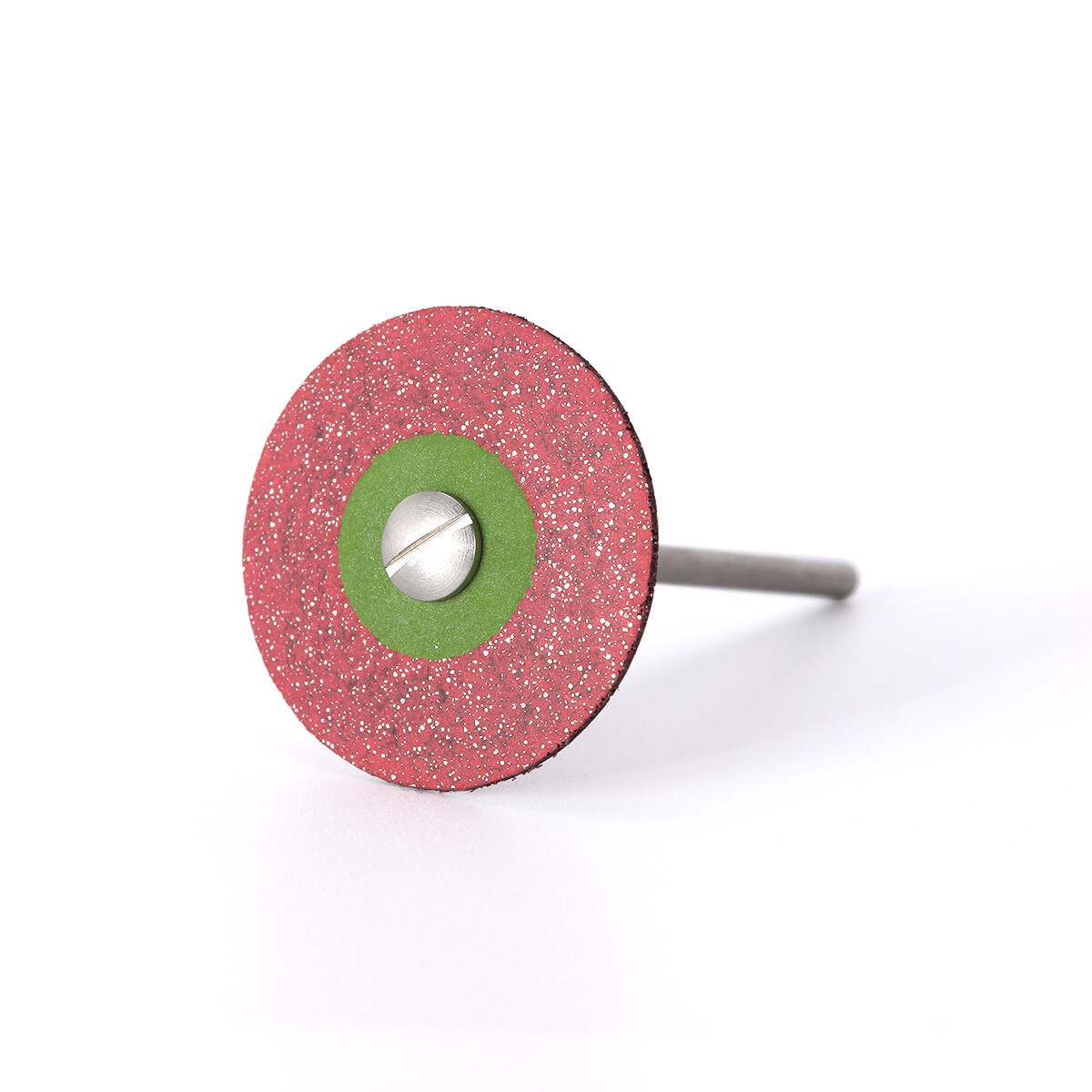 Dental Lab Rubber Diamond Polisher Wheel Disc For Zirconia Porcelain Restoration