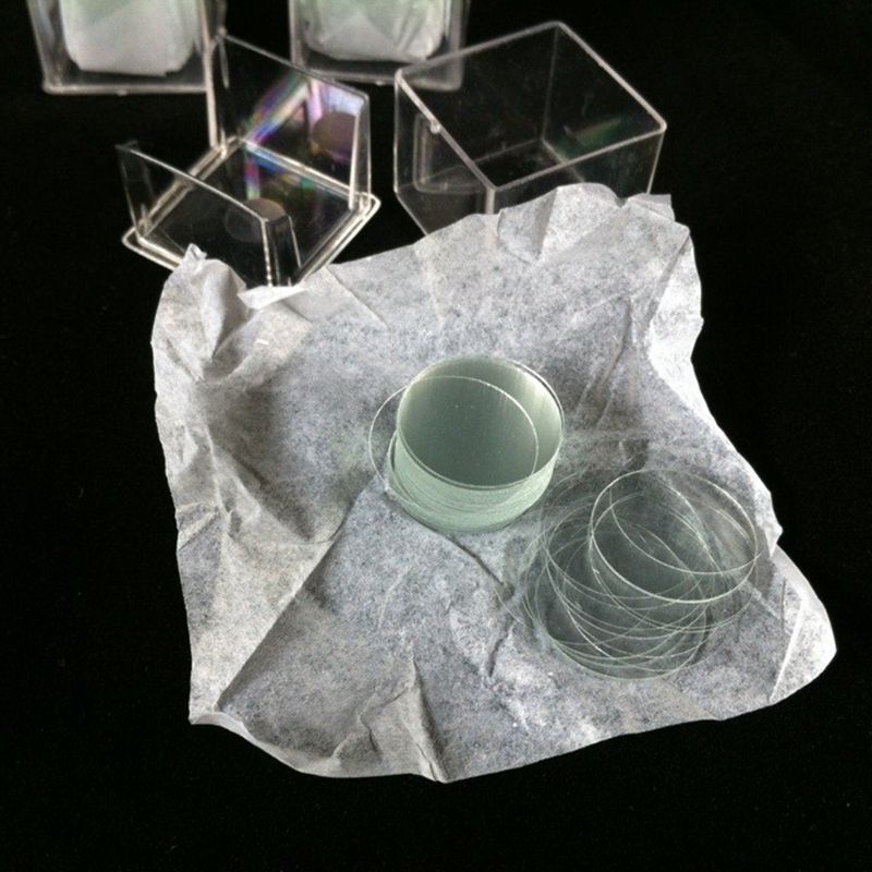 100pcs/Box 8-24mm Round Microscope Cover Glass Slide Cover Slips