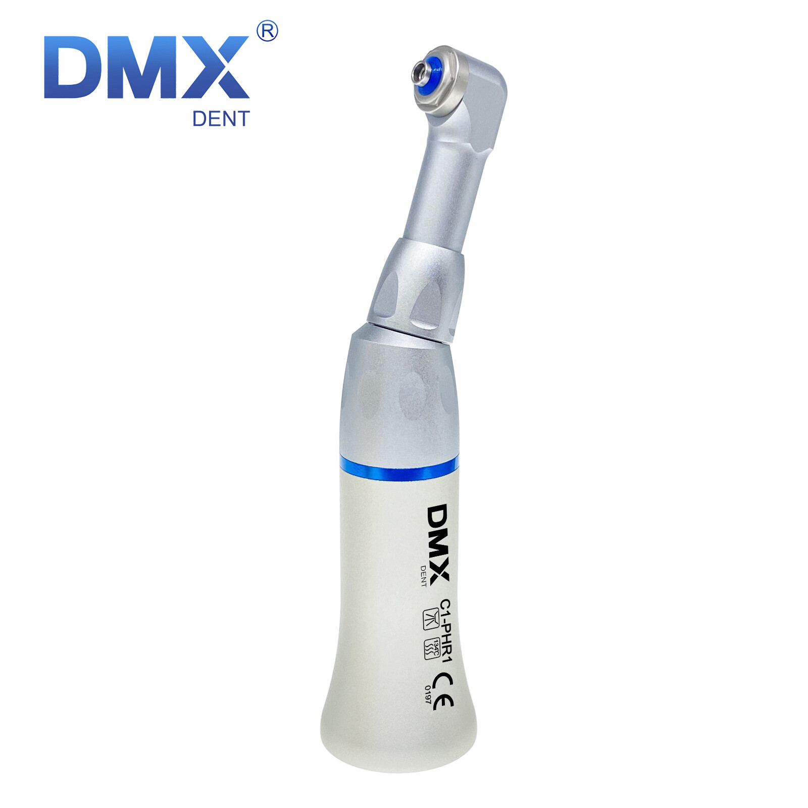 Dental 1:1 E-Type Screw-in Head Polished Prophy Low Speed Handpiece Contra Angle