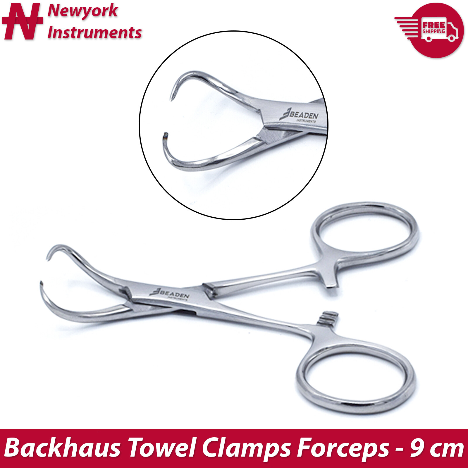 Backhaus Towel Clamp Forceps Stainless Steel – Medical Surgical Instrument Clips