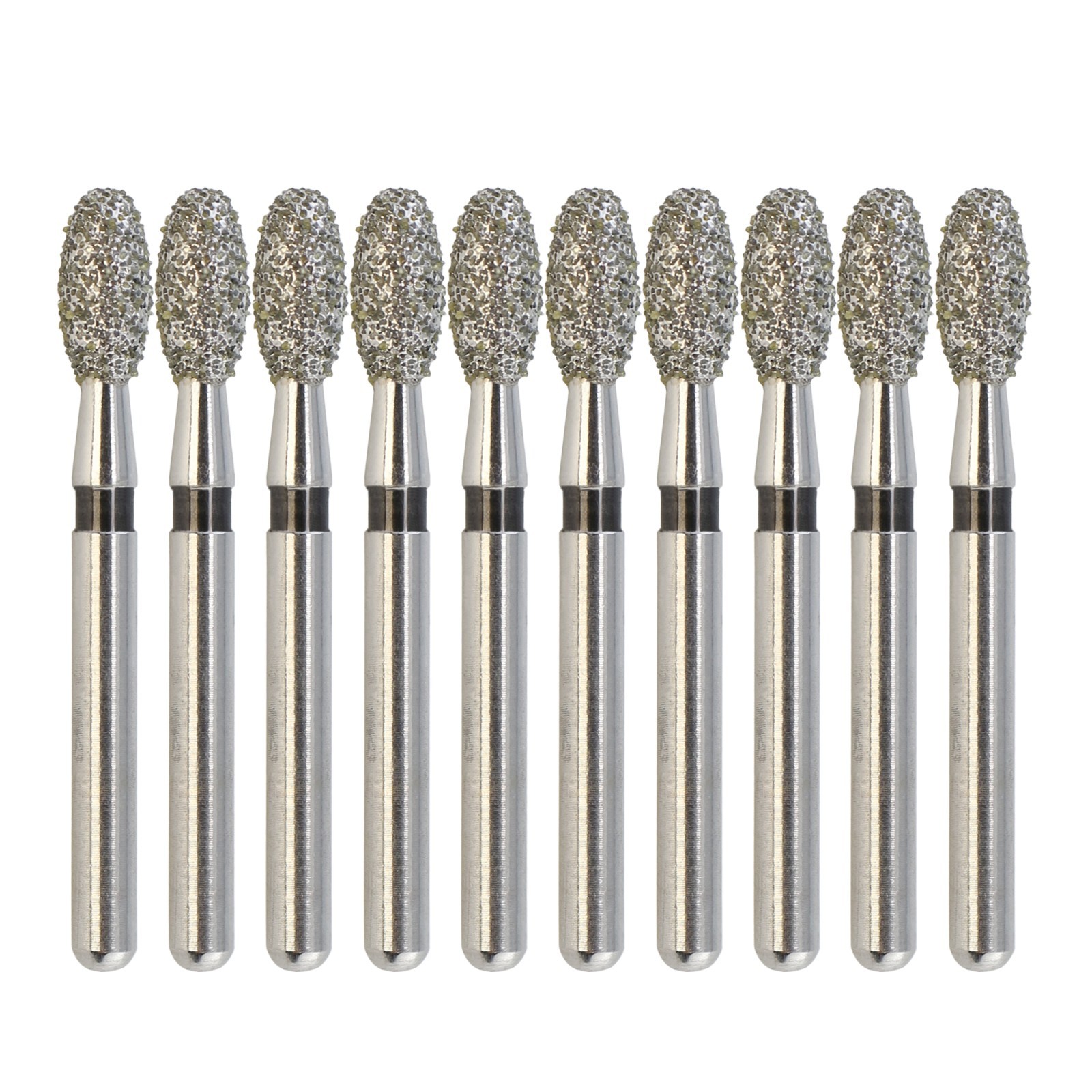 Dental Burs Diamond Football Egg FG High Speed Super Coarse Grit Black 379/023SC