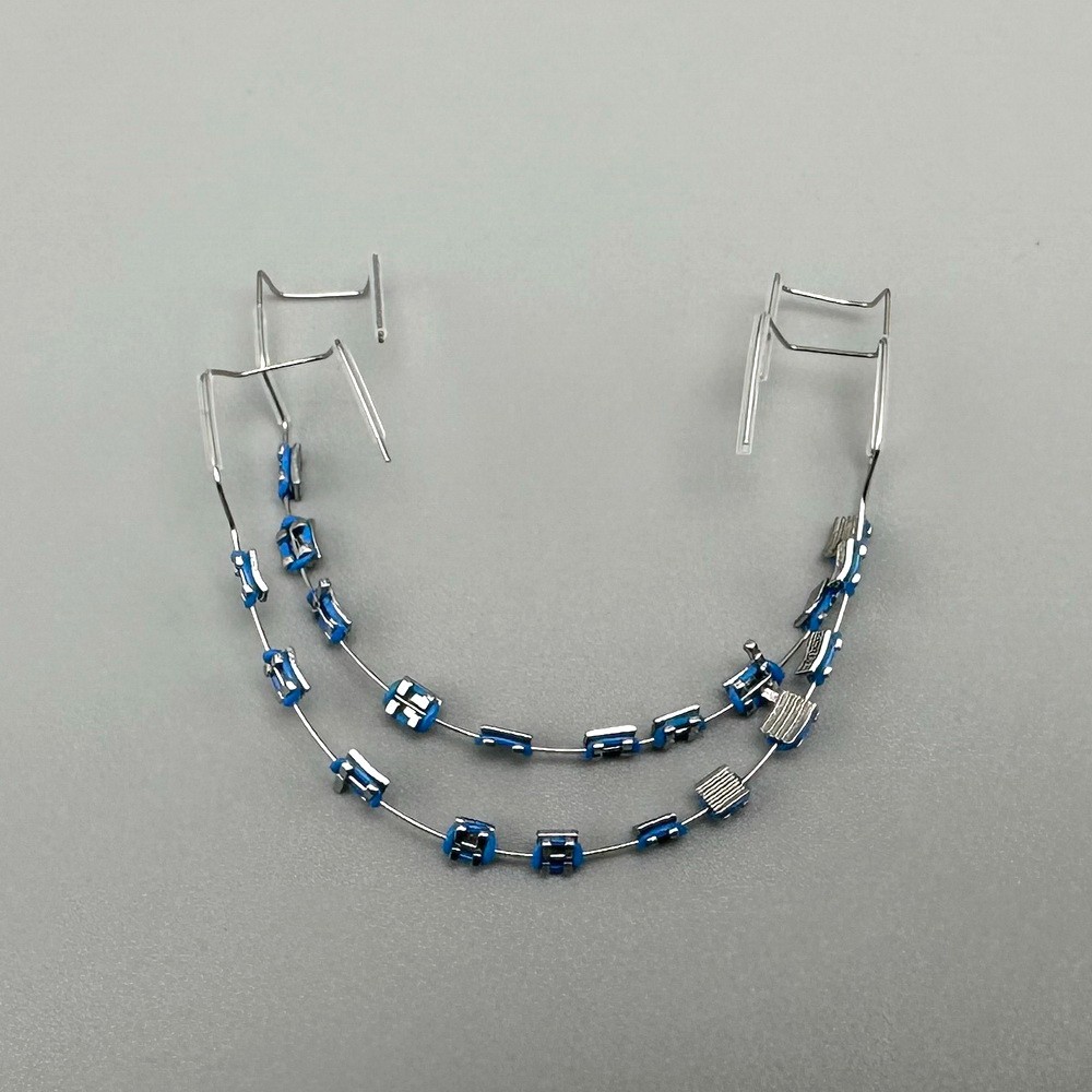 Temporary Tooth Decoration Fake Braces Metal Wires Ortho Bracket Ligature Ties