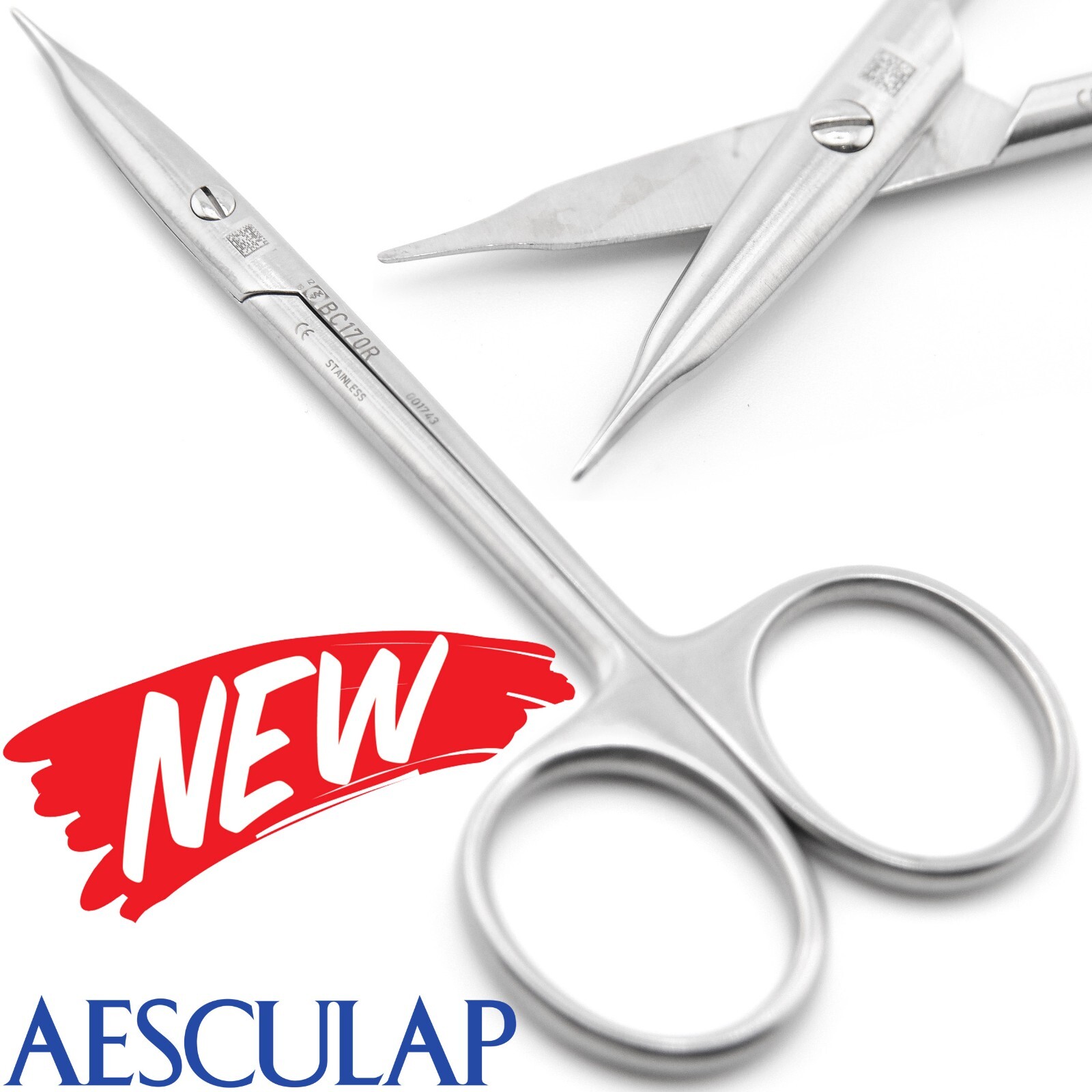 AESCULAP BC170R Stevens Tenotomy Cardiovascular STR Straight Scissors 4.25″