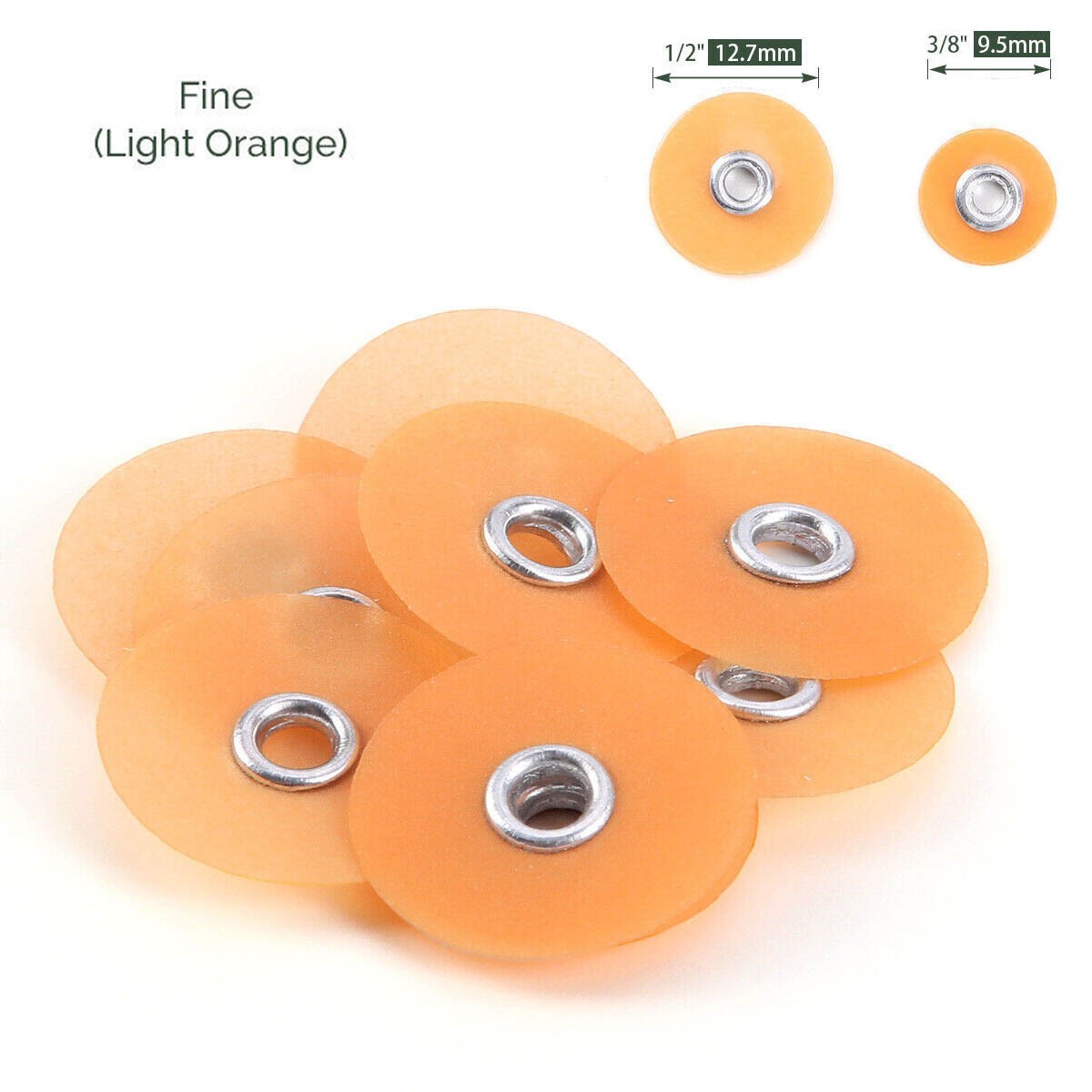 Dental SOFLEX Discs Composite Finishing Polishing Discs 9.5mm Fine