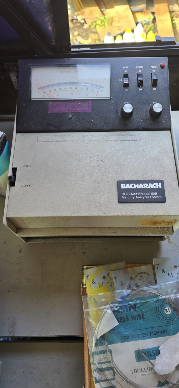BACHARACH COLEMAN MODEL 50B MERCURY ANALYZER SYSTEM (CO500006) Perkin-Elmer