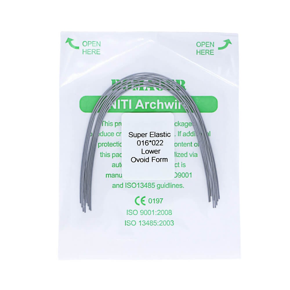 5×Dental Orthodontic Super Elastic Ni-Ti Arch Rectangular Wire Oval 16×22 Lower