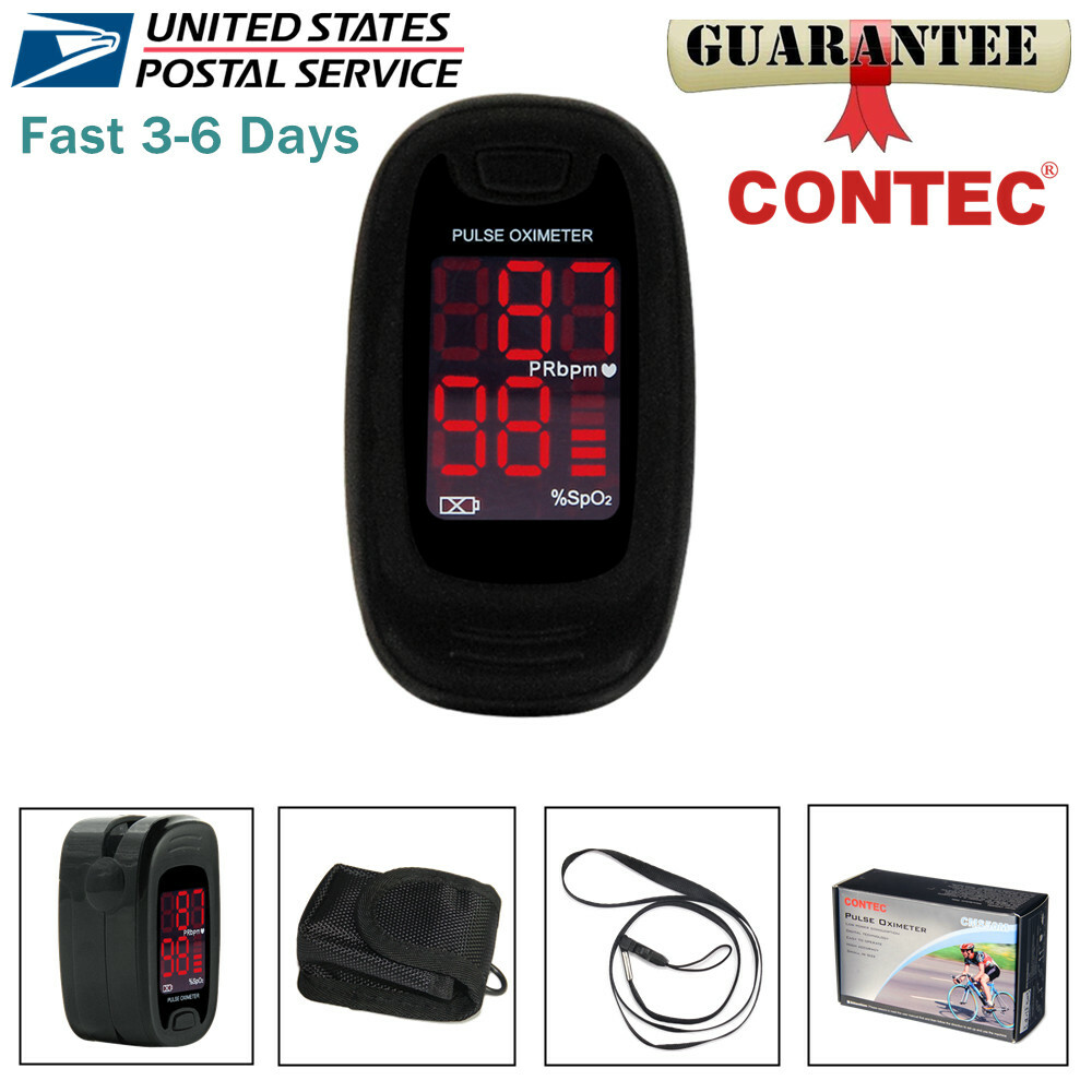 Finger Pulse Oximeter Fingertip SpO2 Sensor Heart Rate Blood Oxygen O2 Monitor