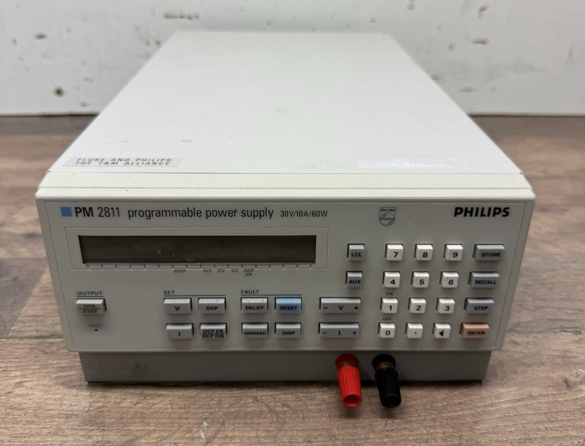 Philips PM2811 Programmable Power Supply 30V/10A/60W