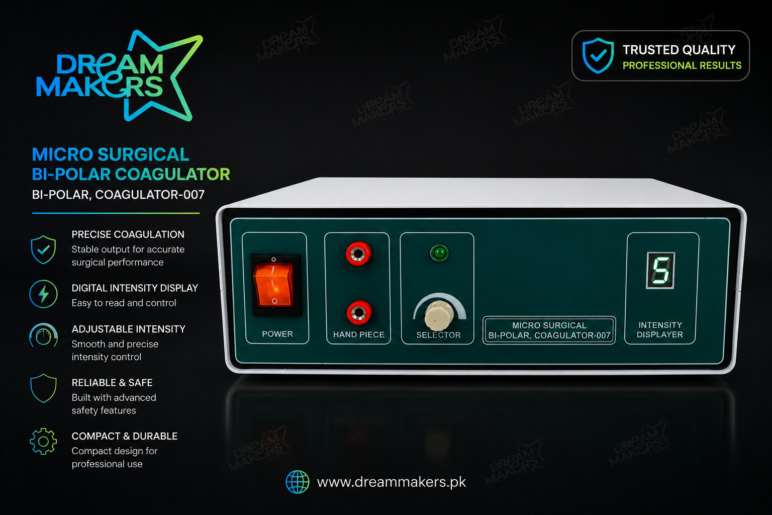 New Advance Wet-field Bipolar Coagulator Solid State Opthalmic Machine