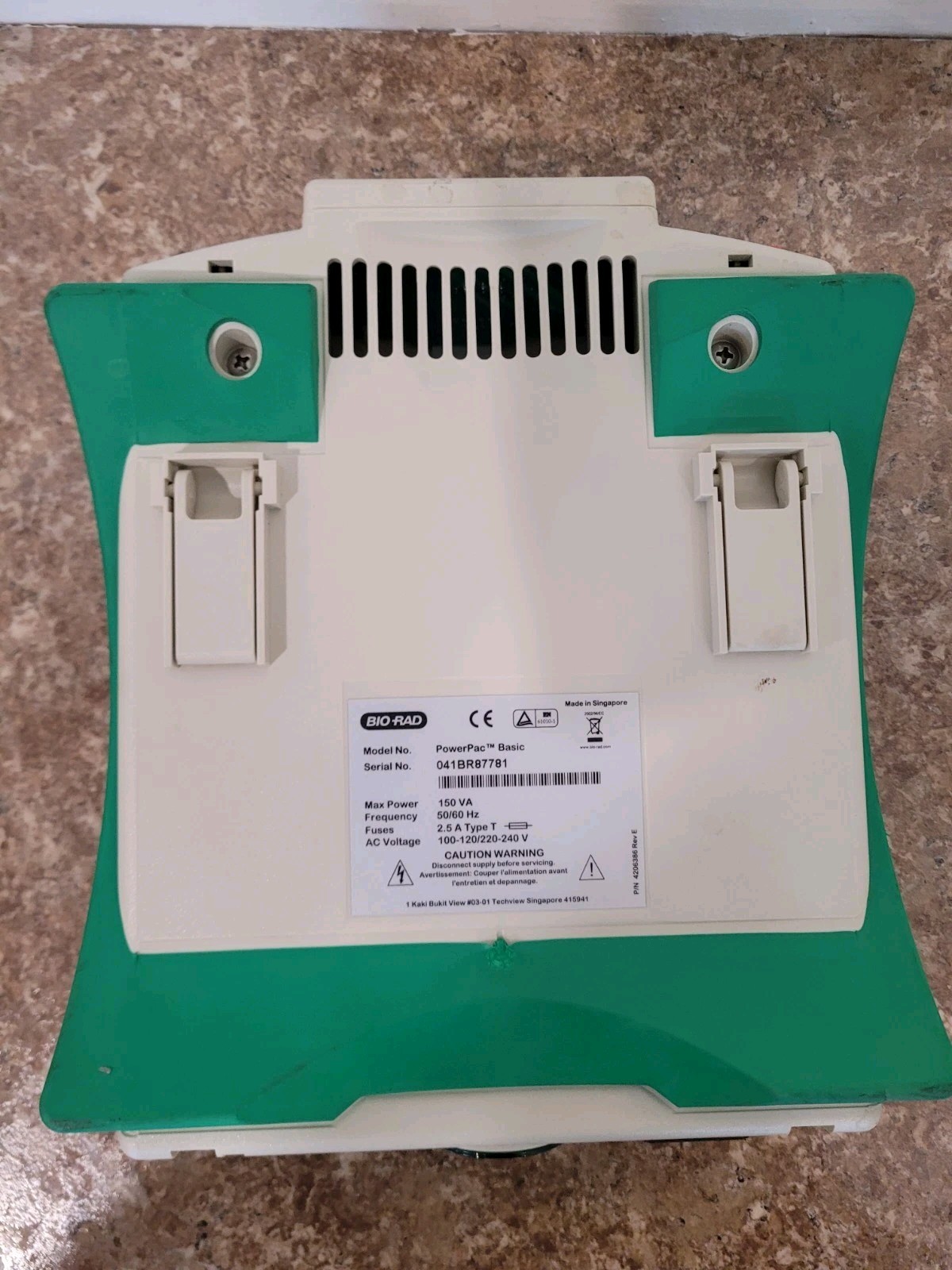 Bio Rad PowerPac Basic Green Power Supply For Protein Gel Electrophoresis