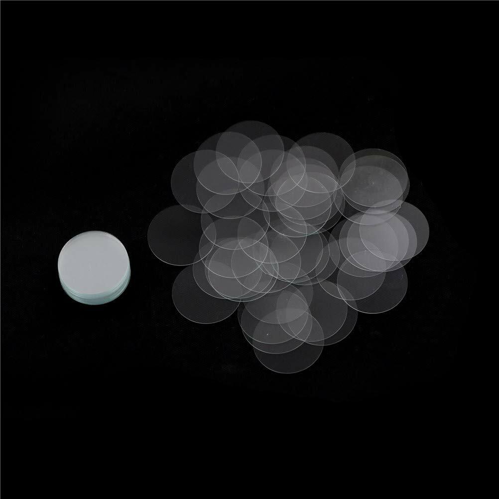 Glass Circular Coverslip Slides 100 PCS/Box Round Covers