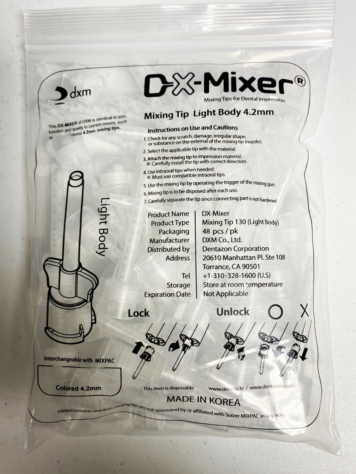 48 pcs Light Body Impression HP Mixing Tips 4.2mm Dental VPS/PVS – DX-Mixer®