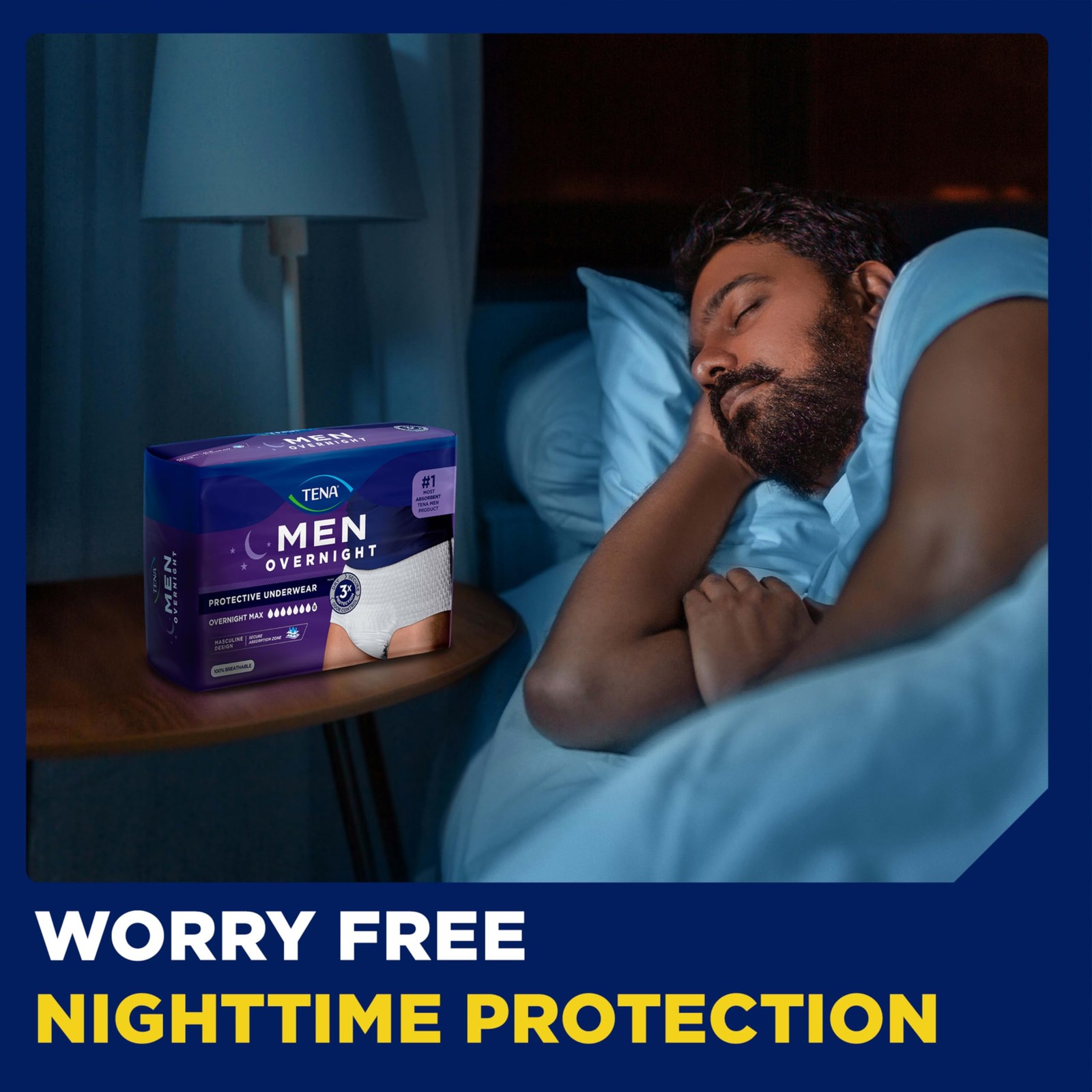 Tena Men Protective Incontinence Underwear For Men Overnight Max Absorbency Xxl