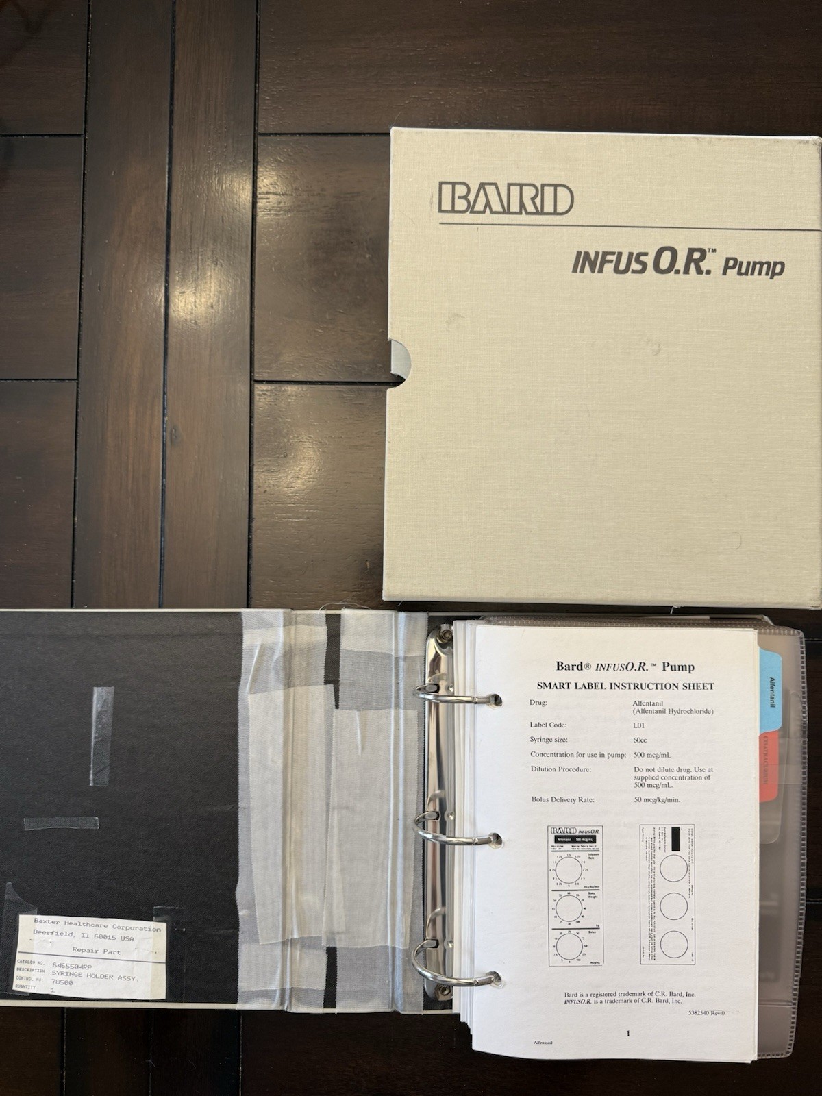 Baxter/Bard INFUS O. R. Plates