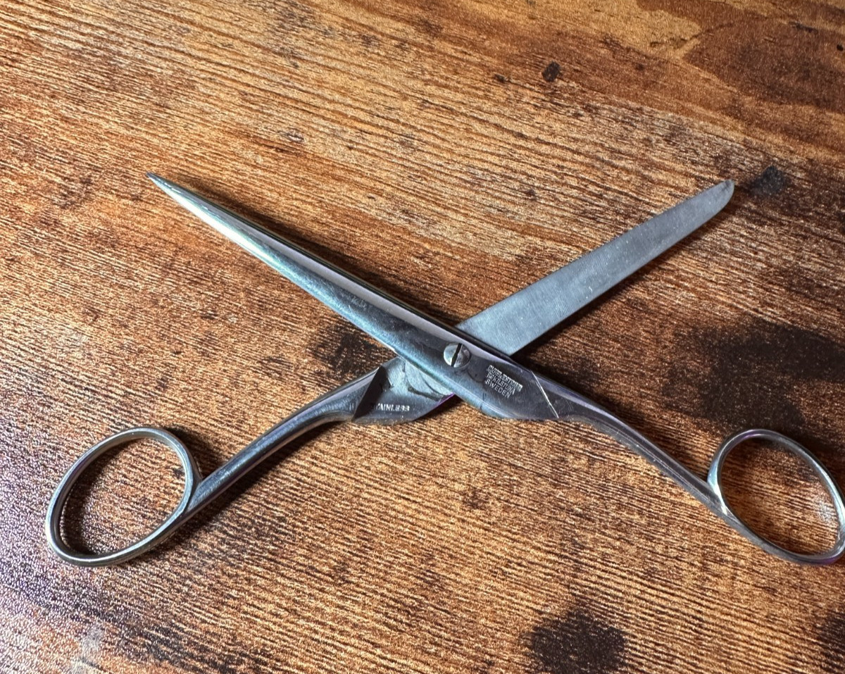 Vintage C.V. Heljstrand Sewing Scissors