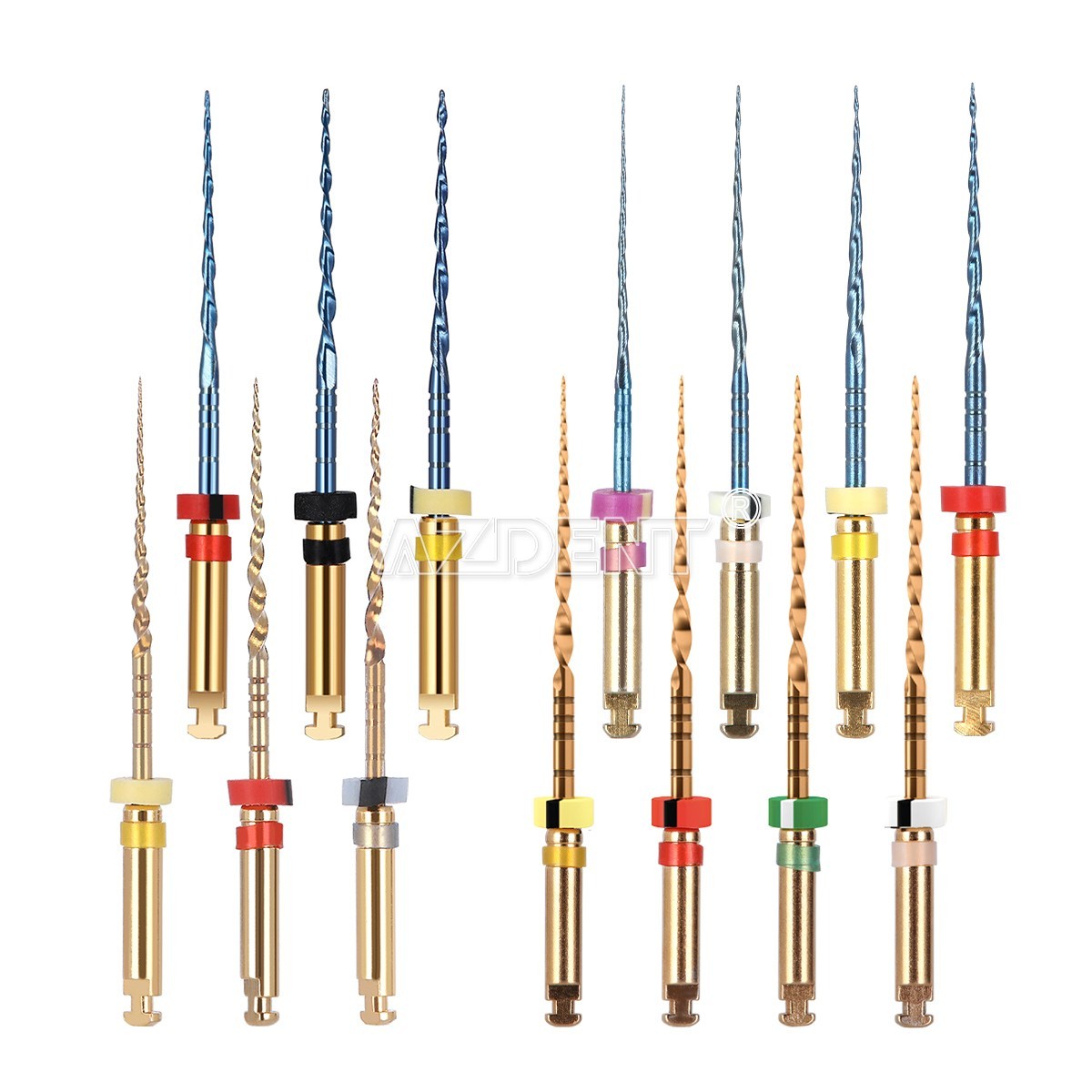 25MM Dental Endodontic Engine Use Gold/Heat Activated/NiTi Super Rotary Files
