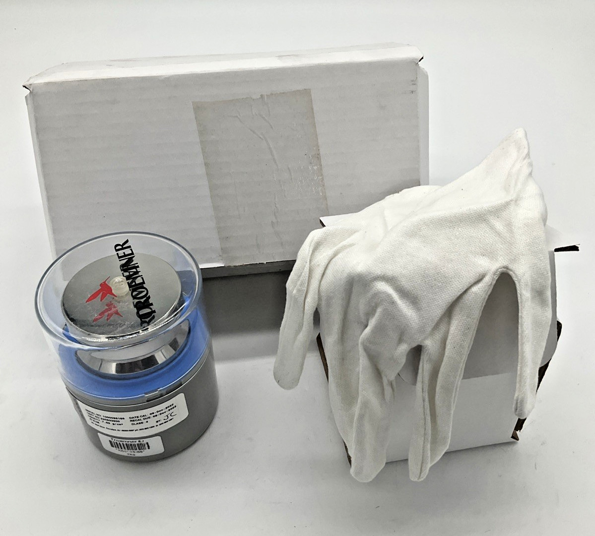 Troemner 2kg Calibration Weight Class 4 Stainless Steel w/ Case & Gloves
