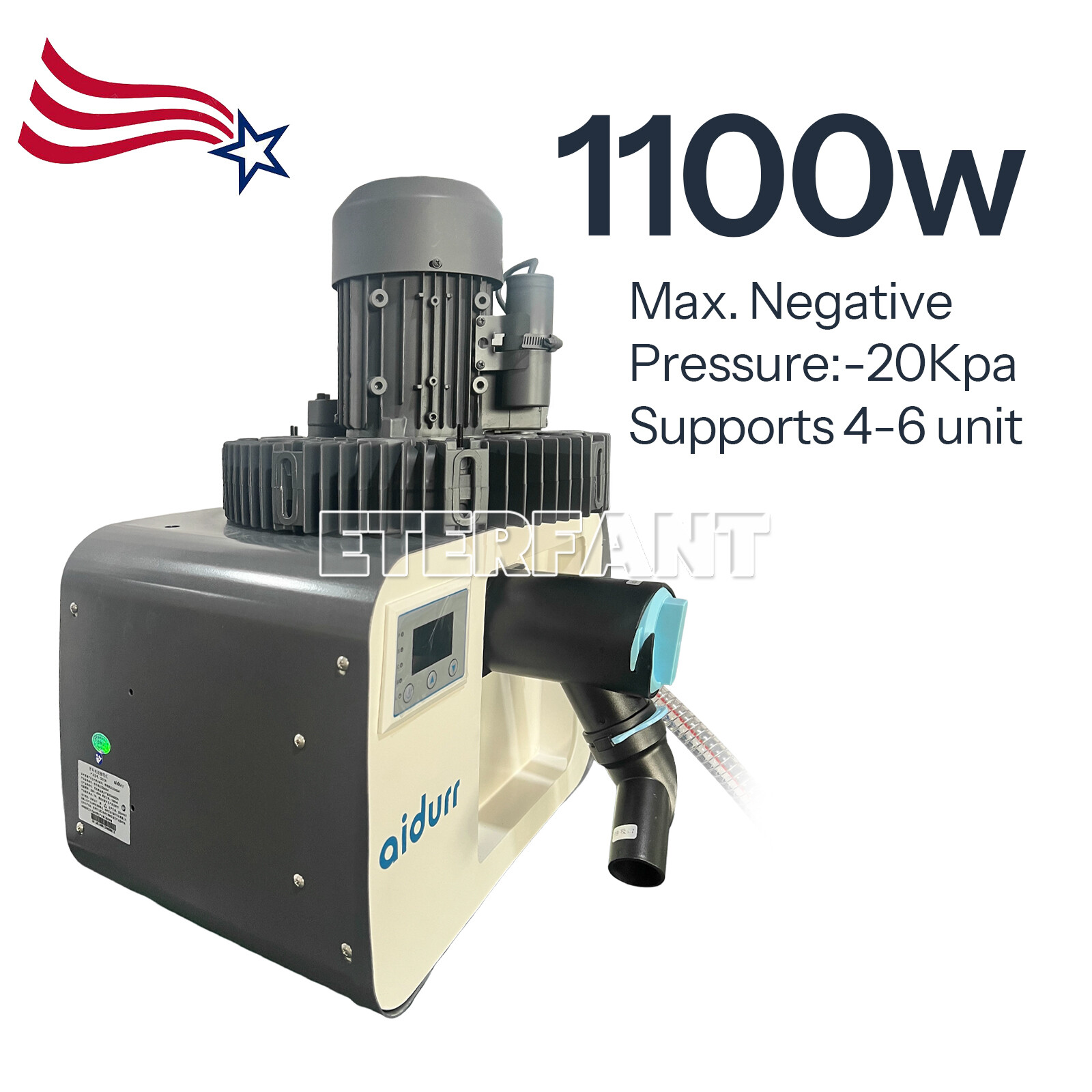 350/450/600/1300/2200L/min Dental Electric Mobile Suction Unit System Equipment