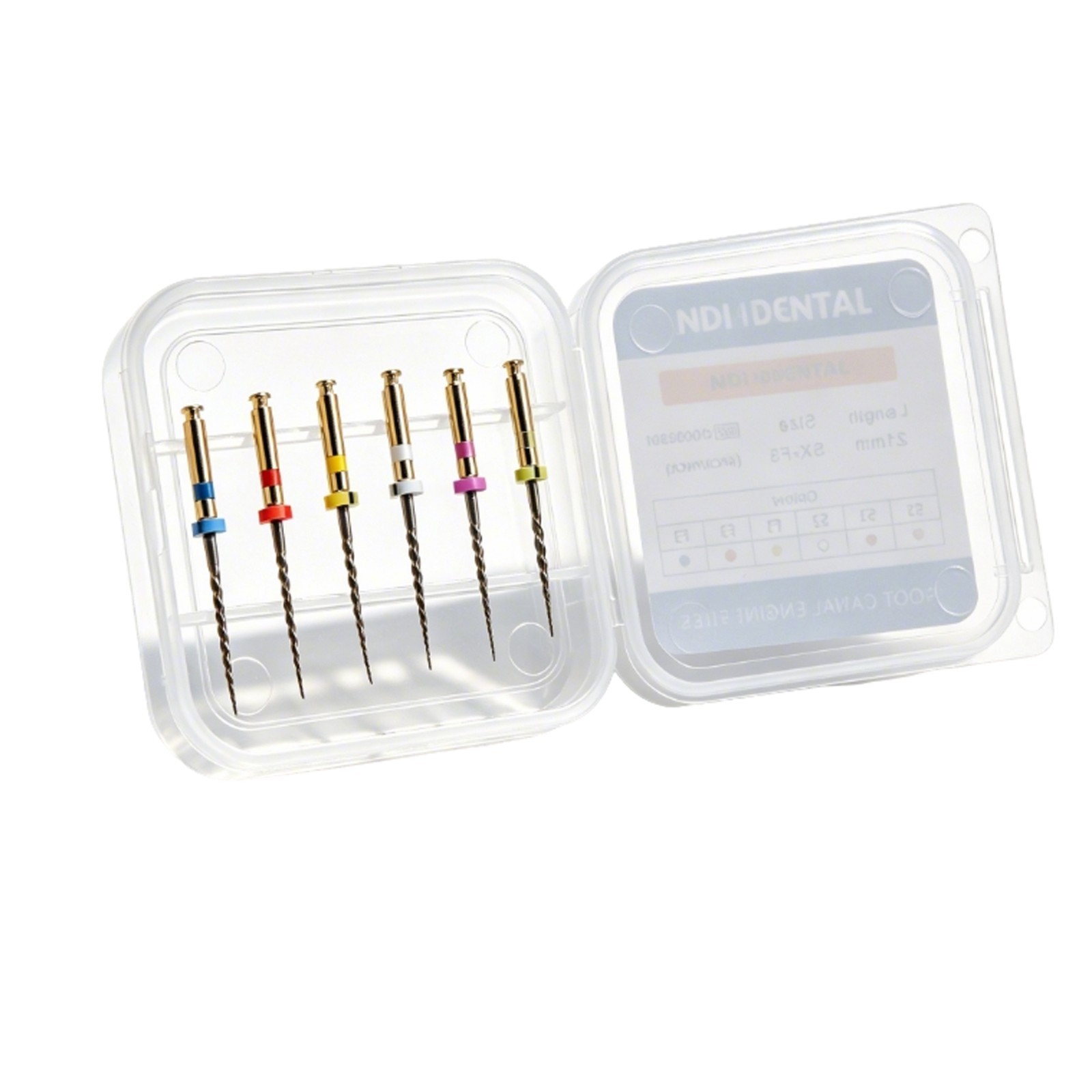 Dental Endo Files SX-F3 Heat Activated NiTi Rotary Files 21/25/28/31mm 6pcs/Box