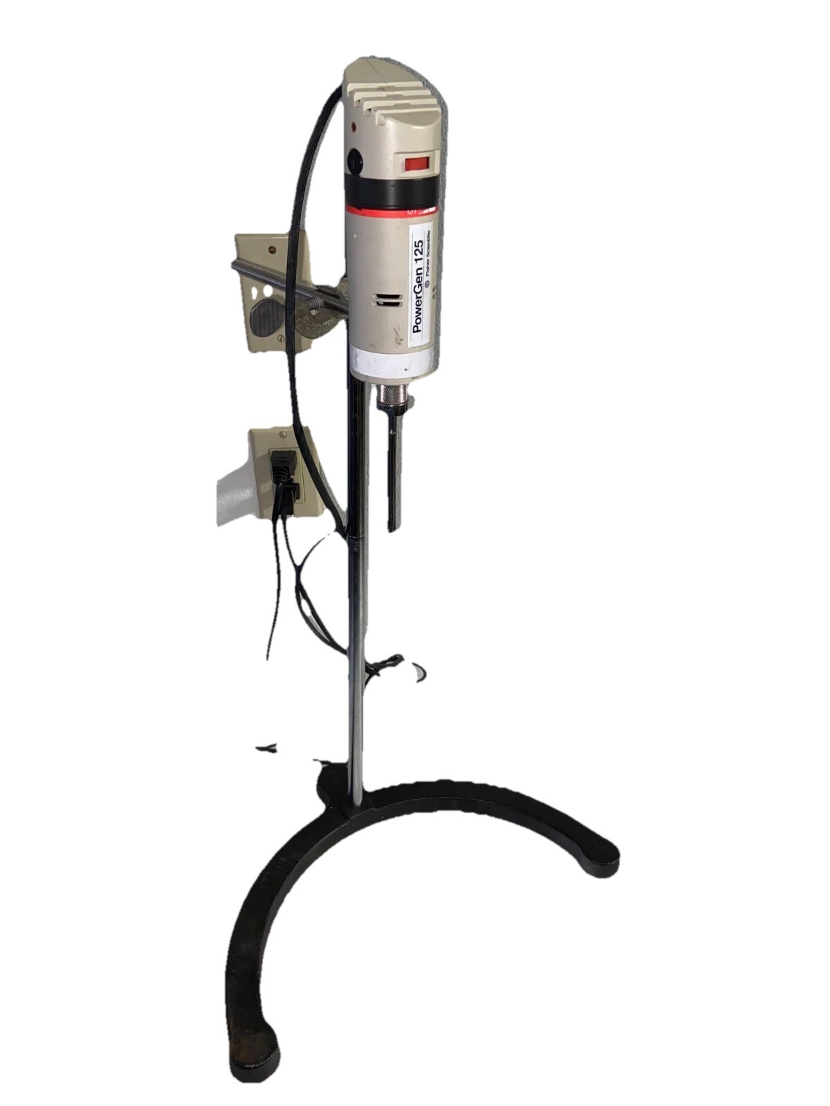 Fisher PowerGen 125 Homogenizer Mixer with Stand and Dispersing Element / Tool